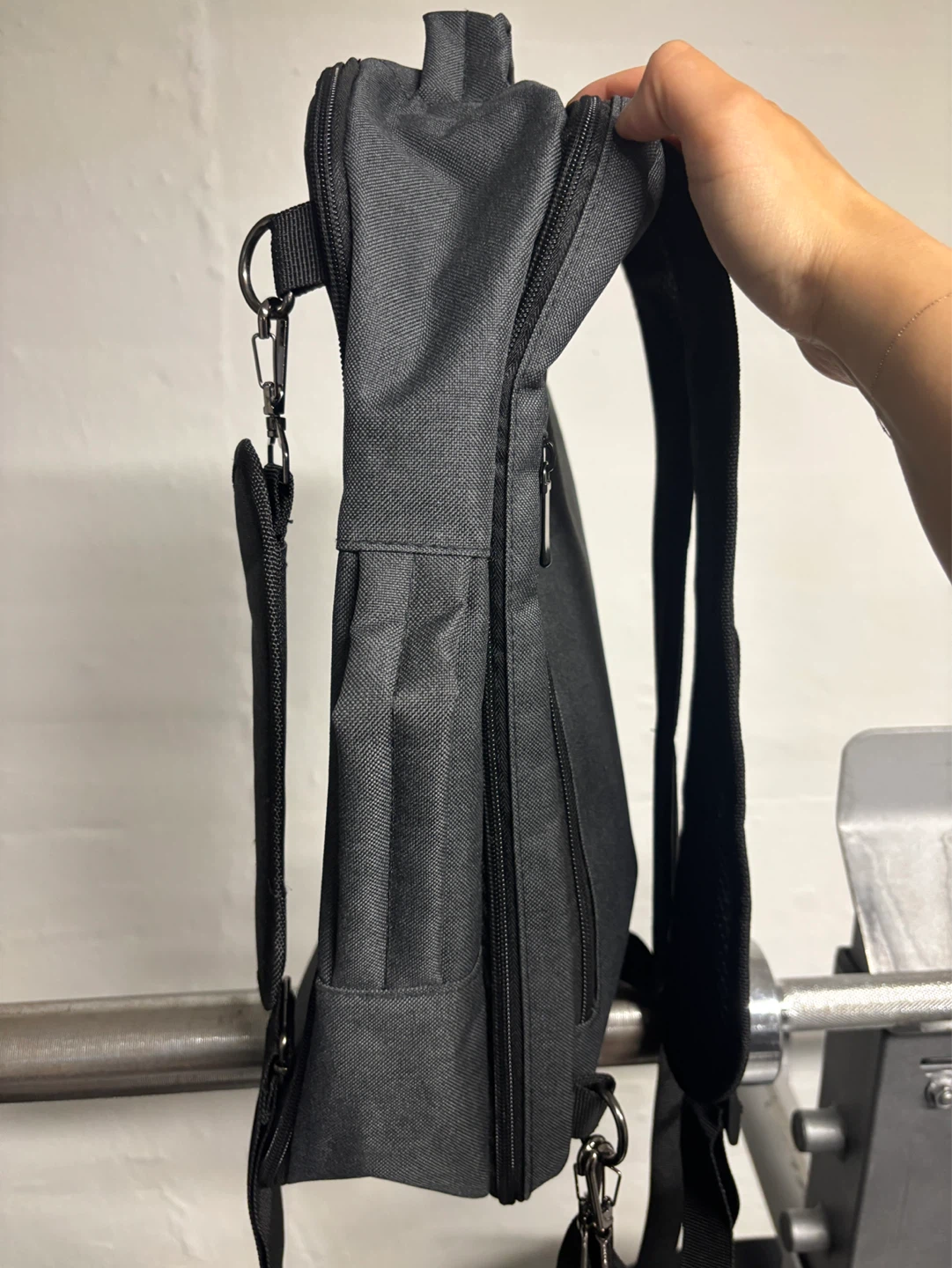(New) Dark Gray Backpack / Messenger Bag - photo 2