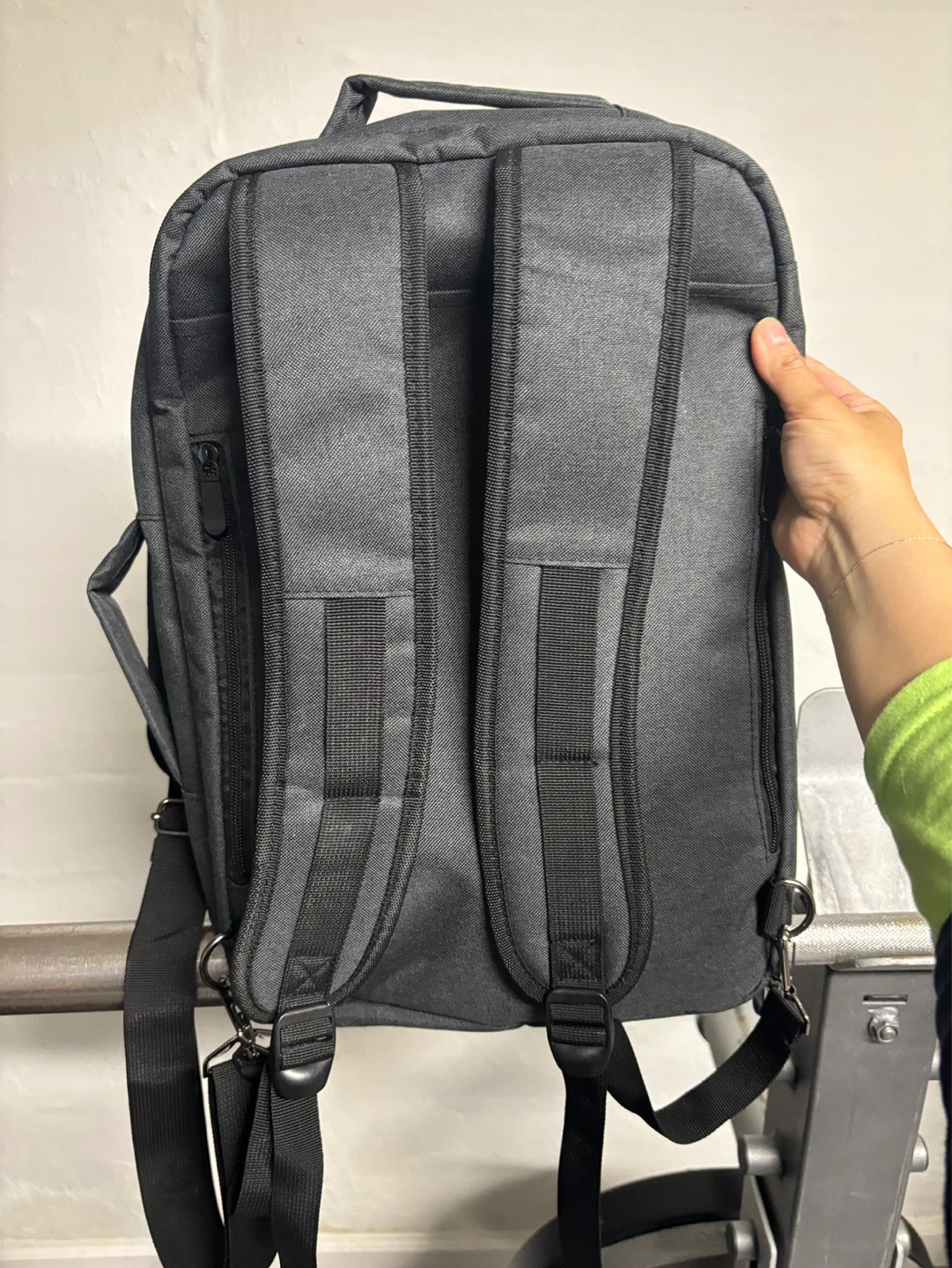 (New) Dark Gray Backpack / Messenger Bag - photo 5