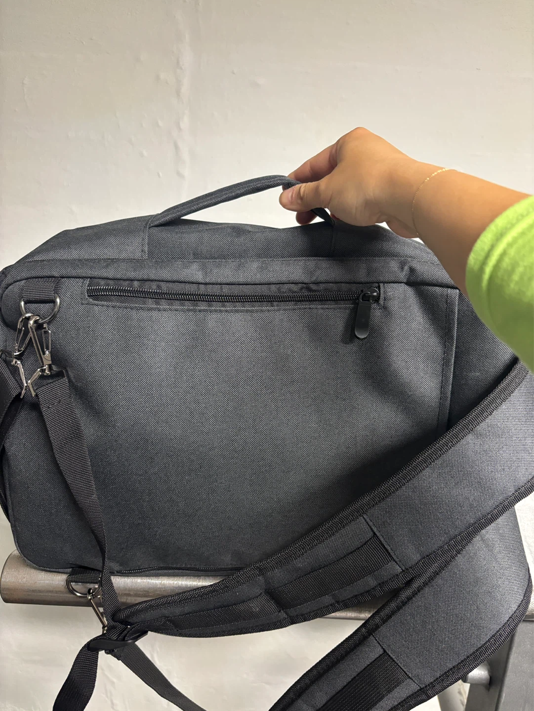 (New) Dark Gray Backpack / Messenger Bag - photo 3