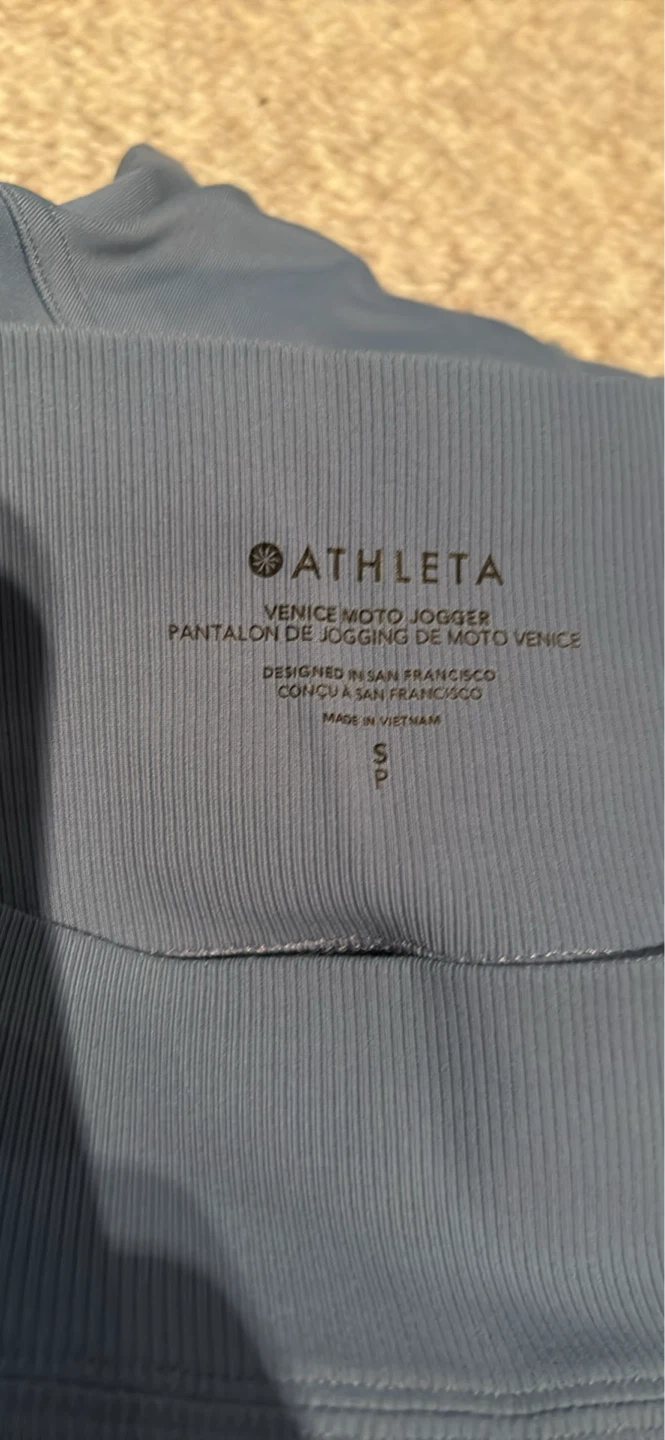 Athleta Venice Moto Jogger Pants Size S - photo 2