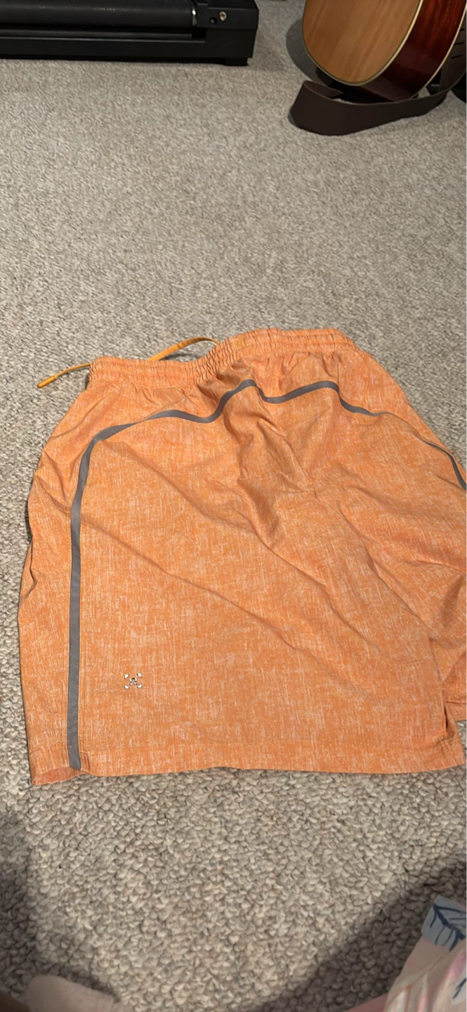 Orange Lululemon Athletic Shorts XL - photo 2