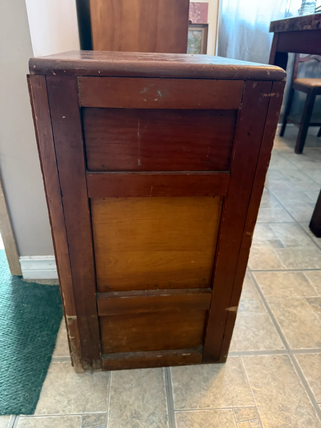 Vintage Wooden Nightstand / Side Table - photo 5