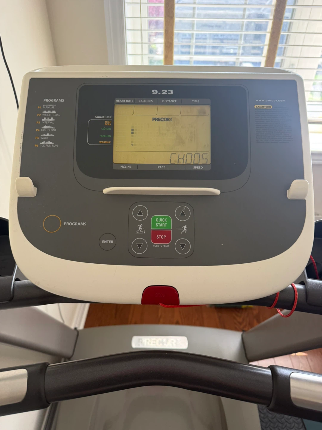 Precor 9.23 Treadmill - photo 5