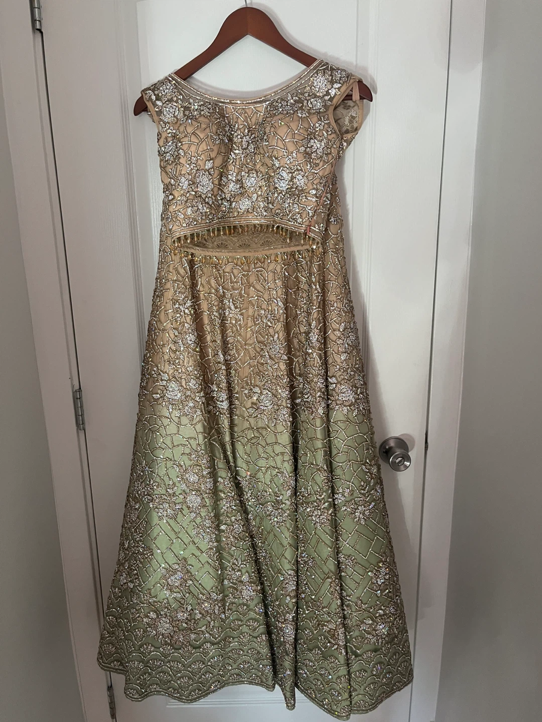 Embroidered Lehenga Choli Dupatta Set - photo 4