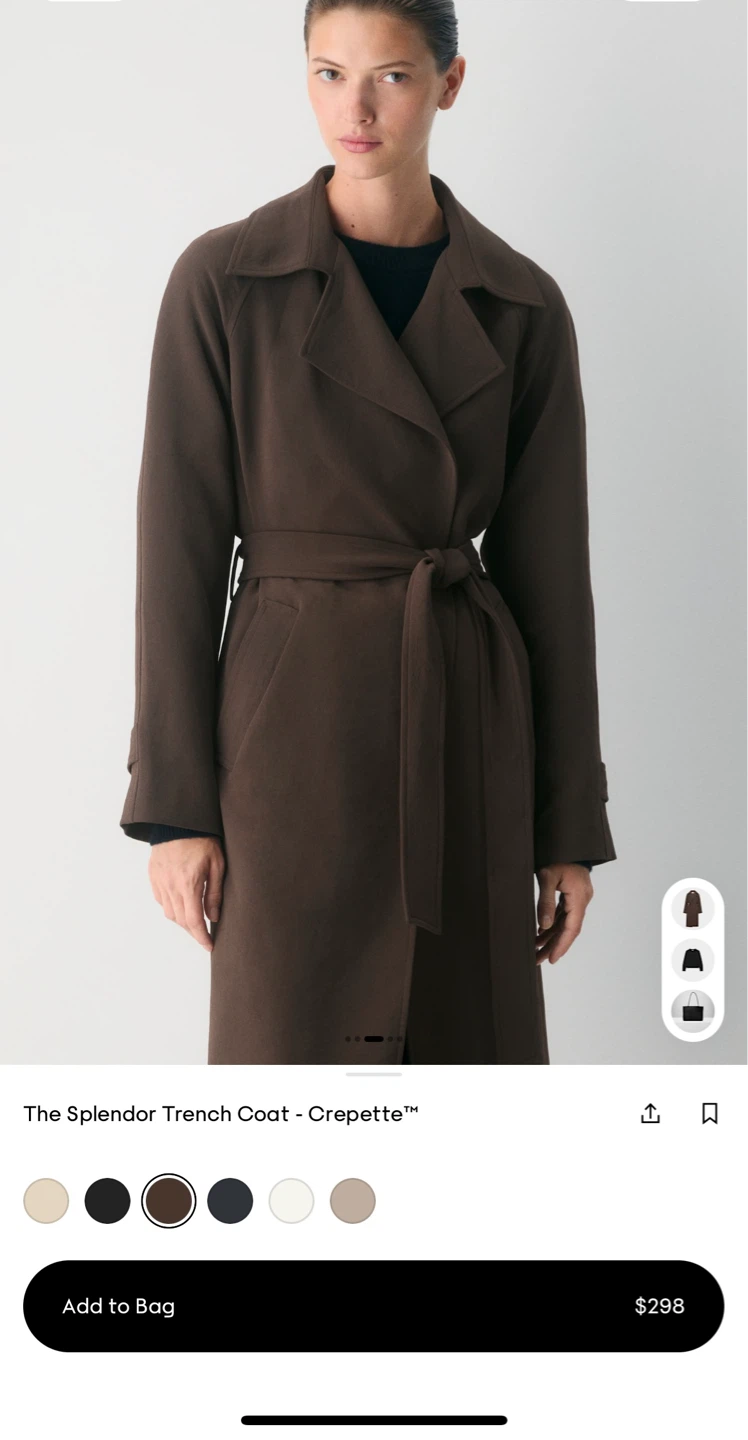 Aritzia Splendor Trench Coat - photo 3