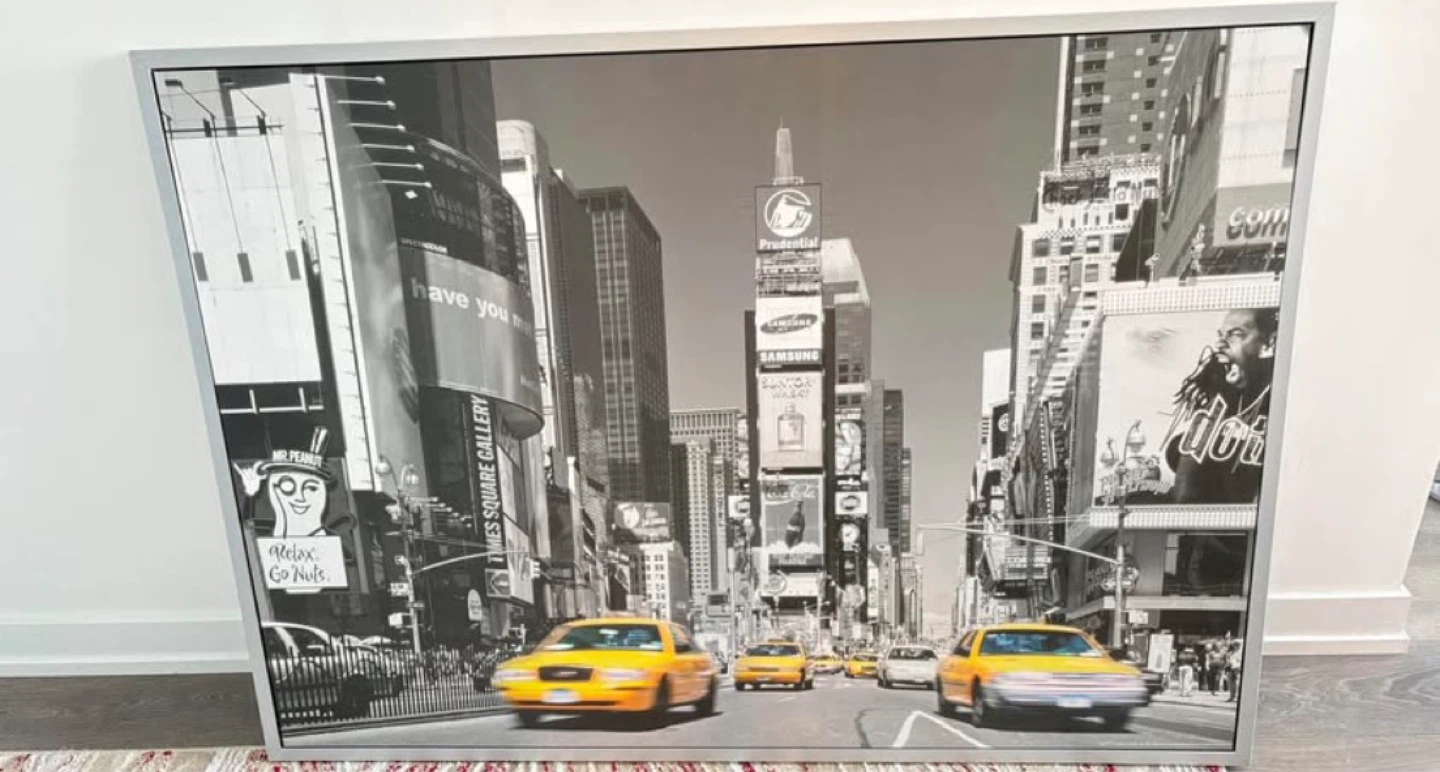 IKEA VILSHULT Times Square Framed Wall Art Picture - photo 3