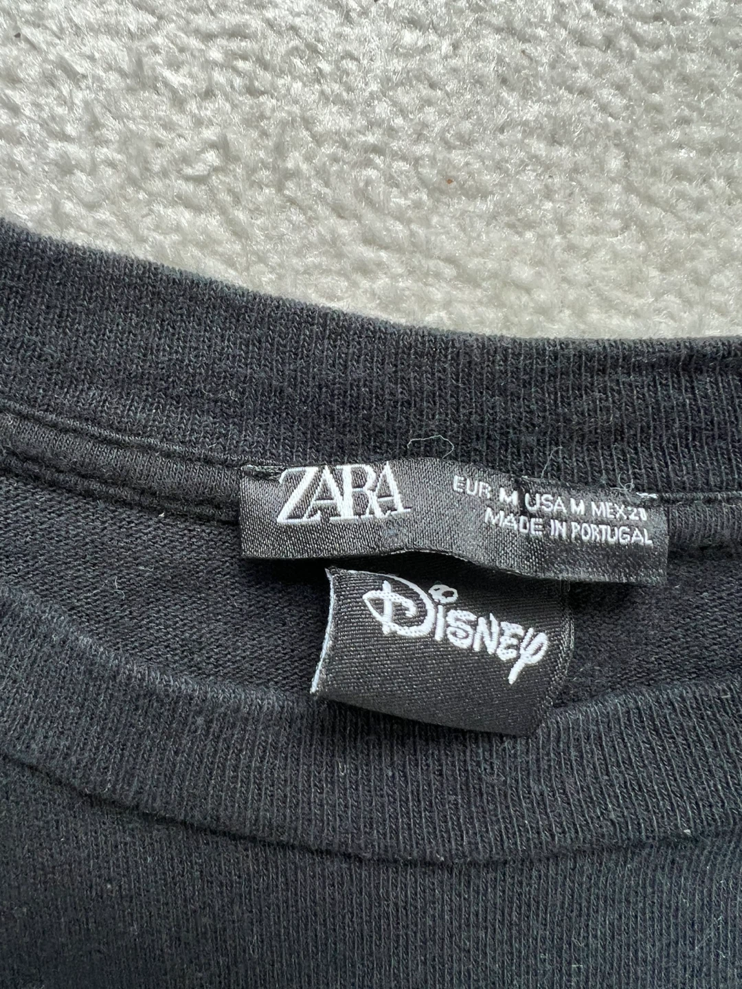 Zara Disney Dumbo T-Shirt Size Medium Black - photo 2