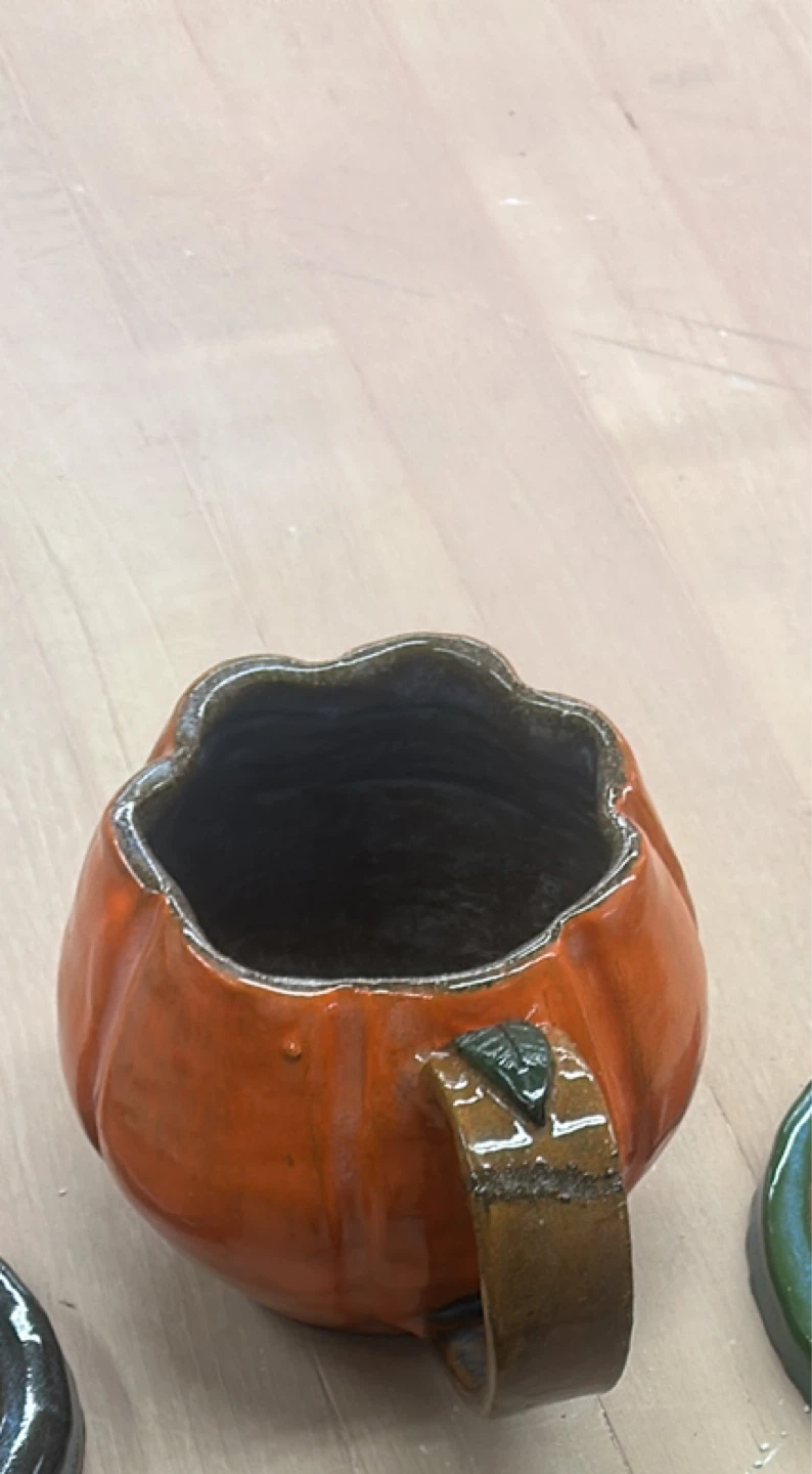 Pumpkin Shaped Mug