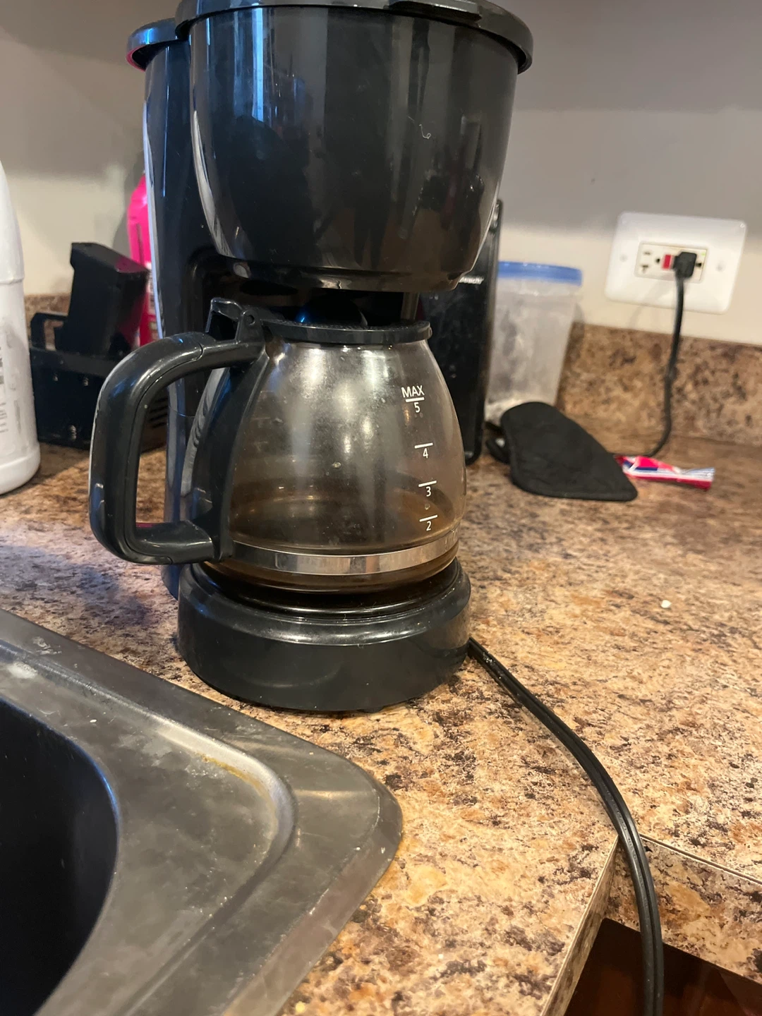 Black Drip Coffee Maker