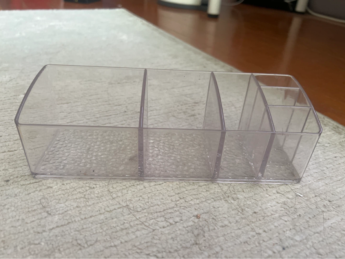 Clear Plastic Desk Organizer Caddy