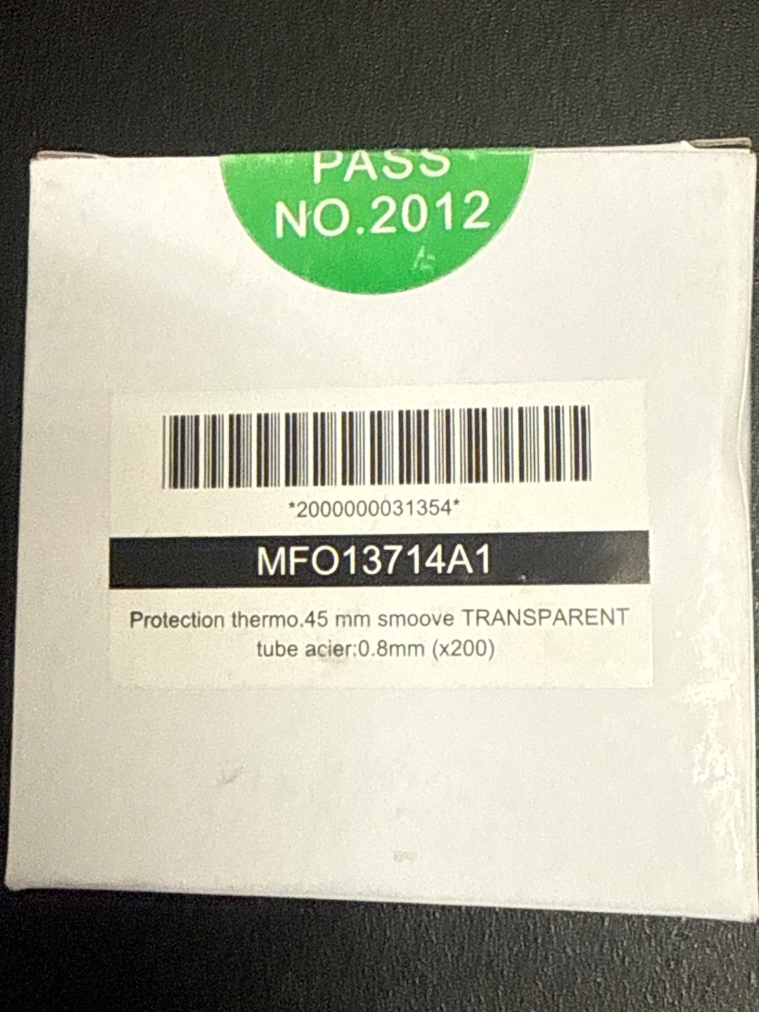 Lot of 29 packs Thermo.45mm Smoove Transparent  Sleeves (x200)