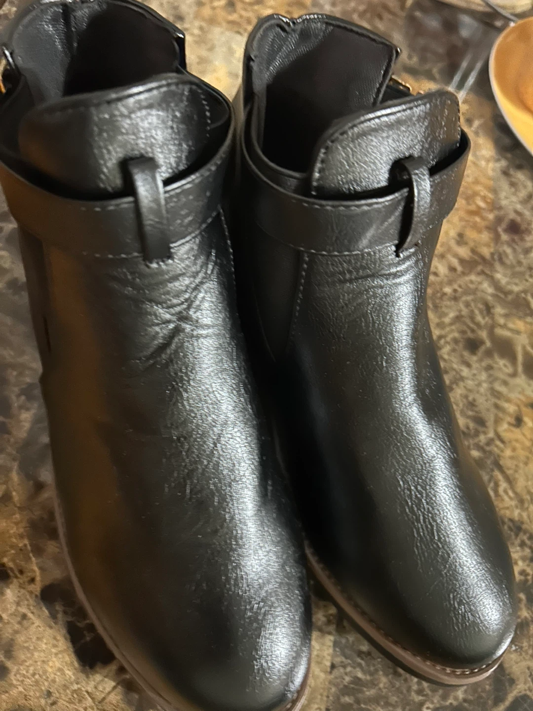 New-Black Ankle Boots Size 38 - photo 4