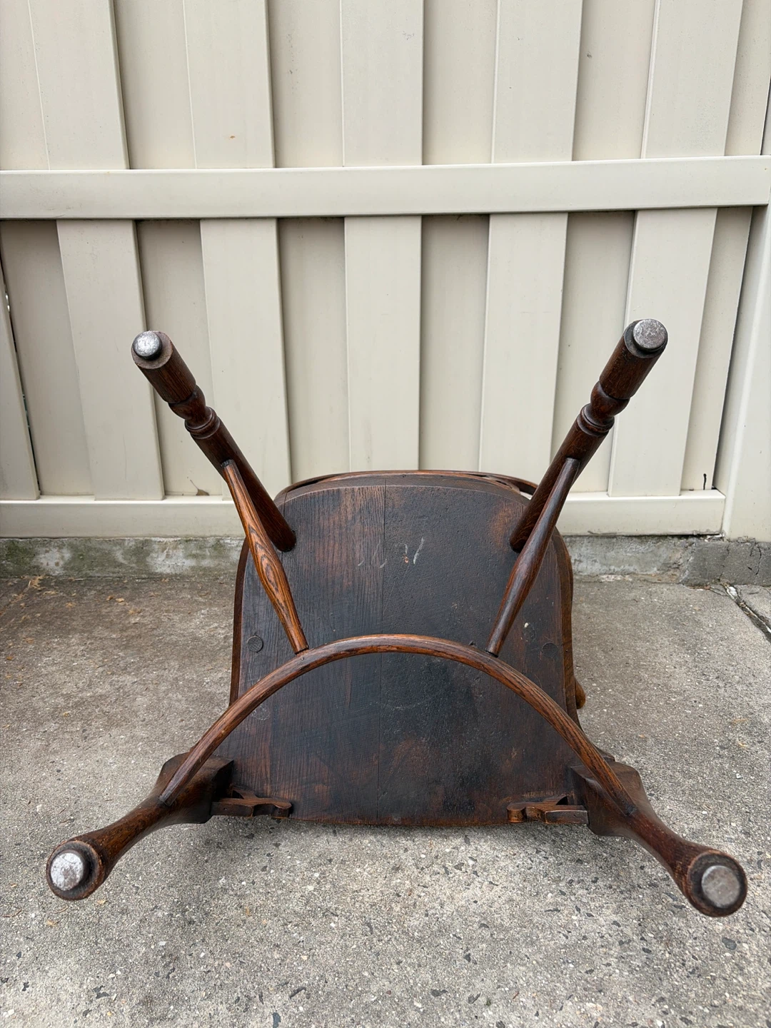 Antique 19th Century Thames Valley English Gothic Windsor Chair - photo 5