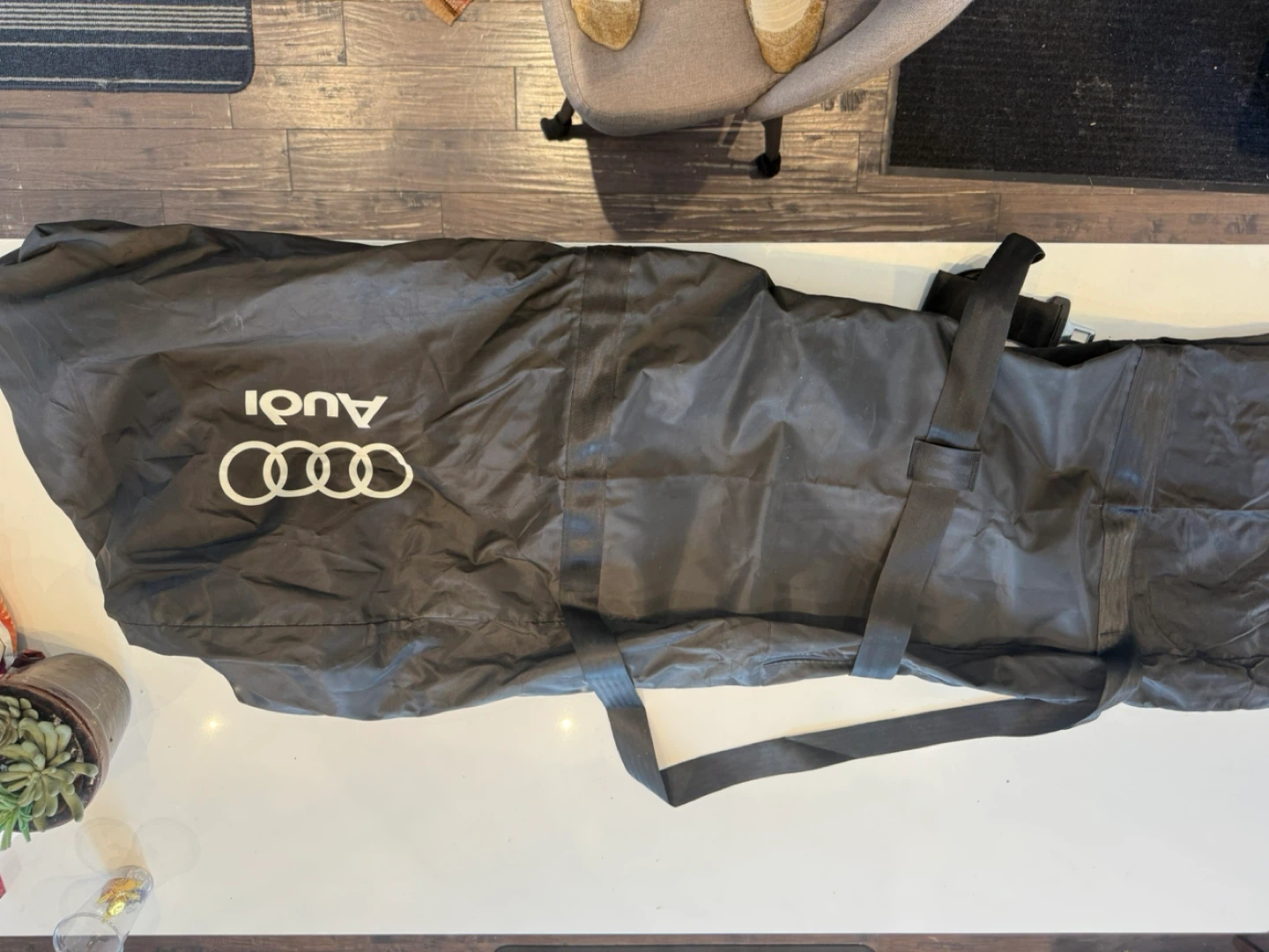 Audi ski bag in Car Cover