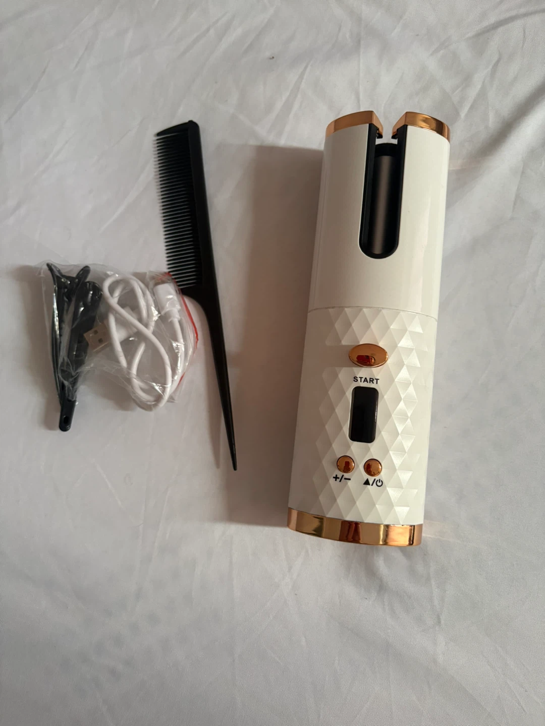 Automatic Hair Curler with Comb and Clips - photo 2