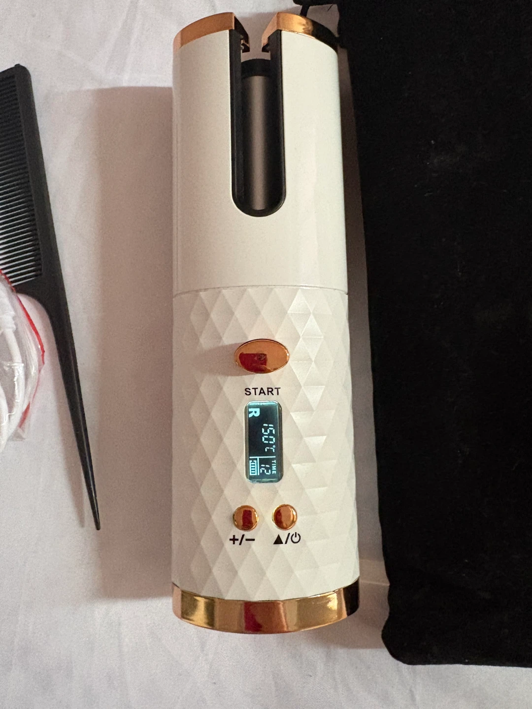 Automatic Hair Curler with Comb and Clips