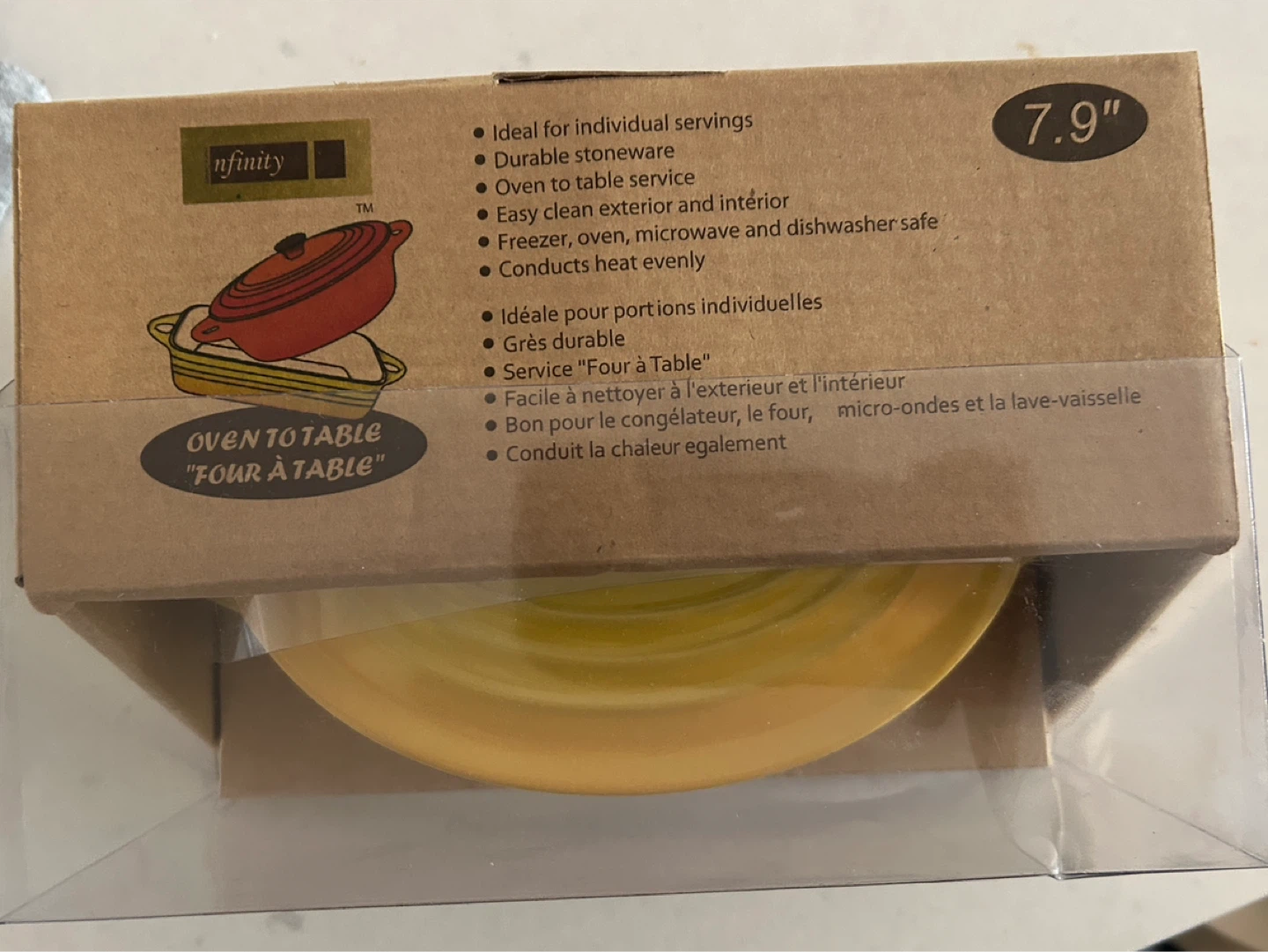 BNIB Infinity Oval Casserole Dish 7.9" - photo 2