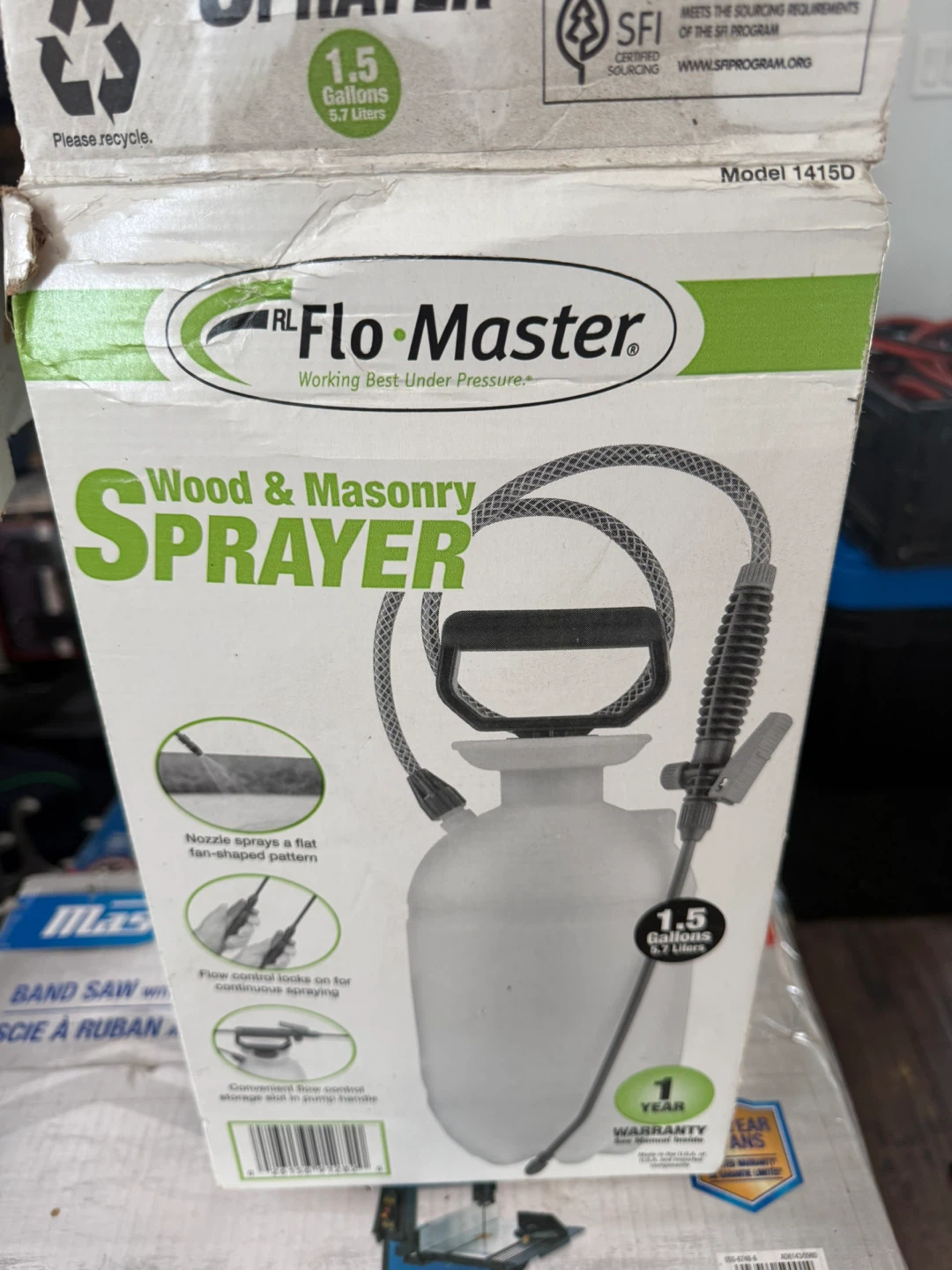 Flo-Master 1.5 Gallon Wood & Masonry Sprayer Model 1415D