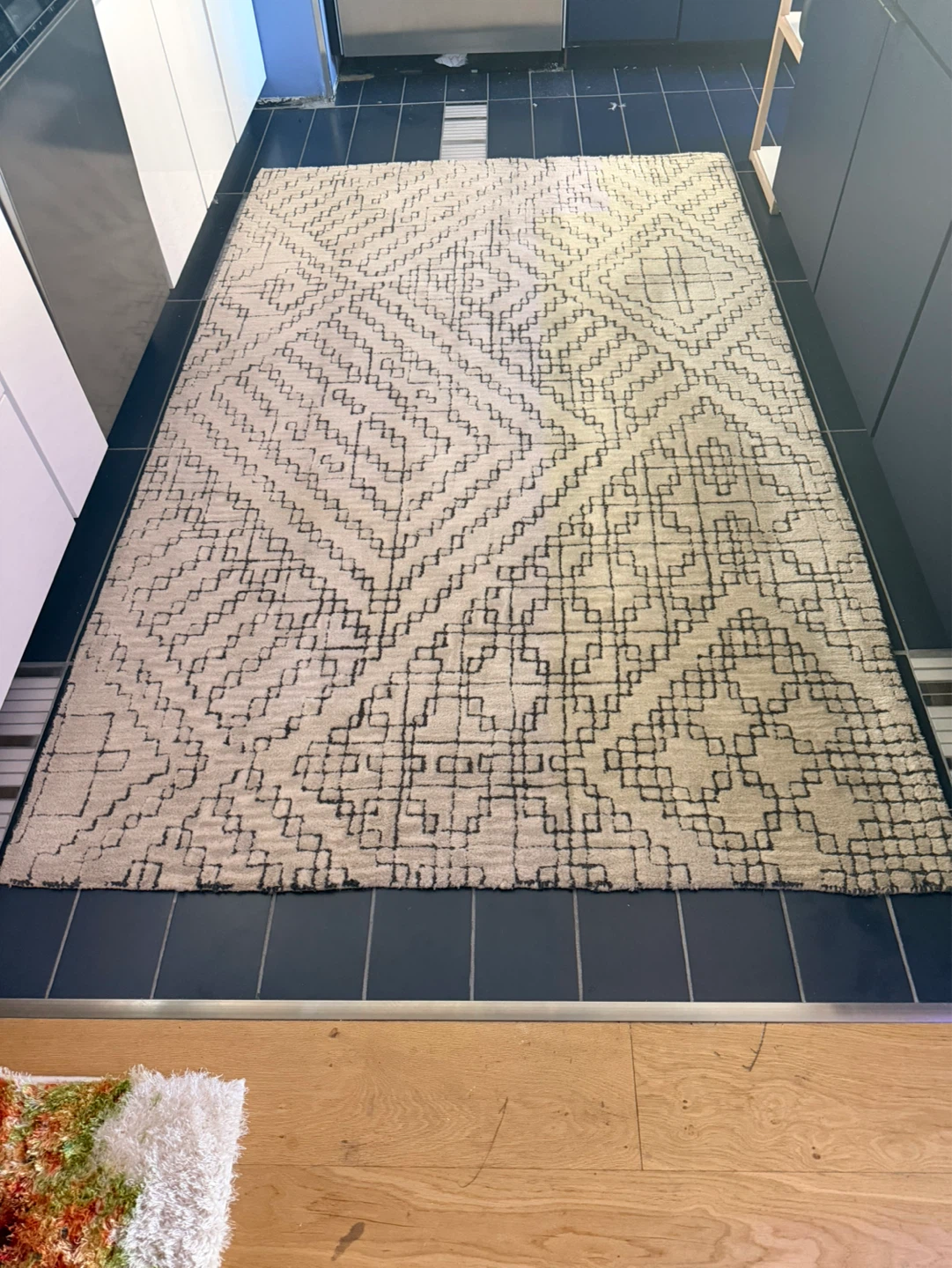 West Elm Tile Lore Stone Rug