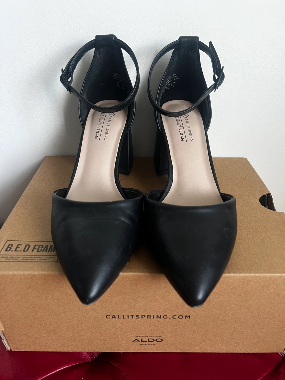 Call It Spring Black Vegan Block Heels - photo 3
