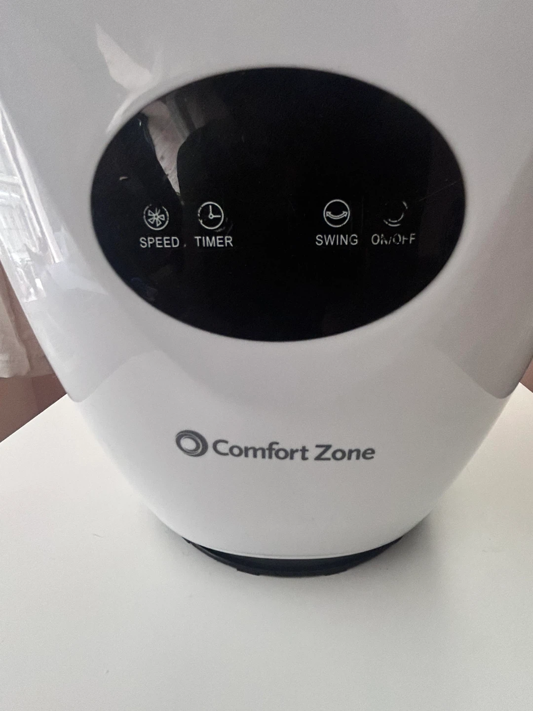 Comfort Zone White Oval Fan - photo 2