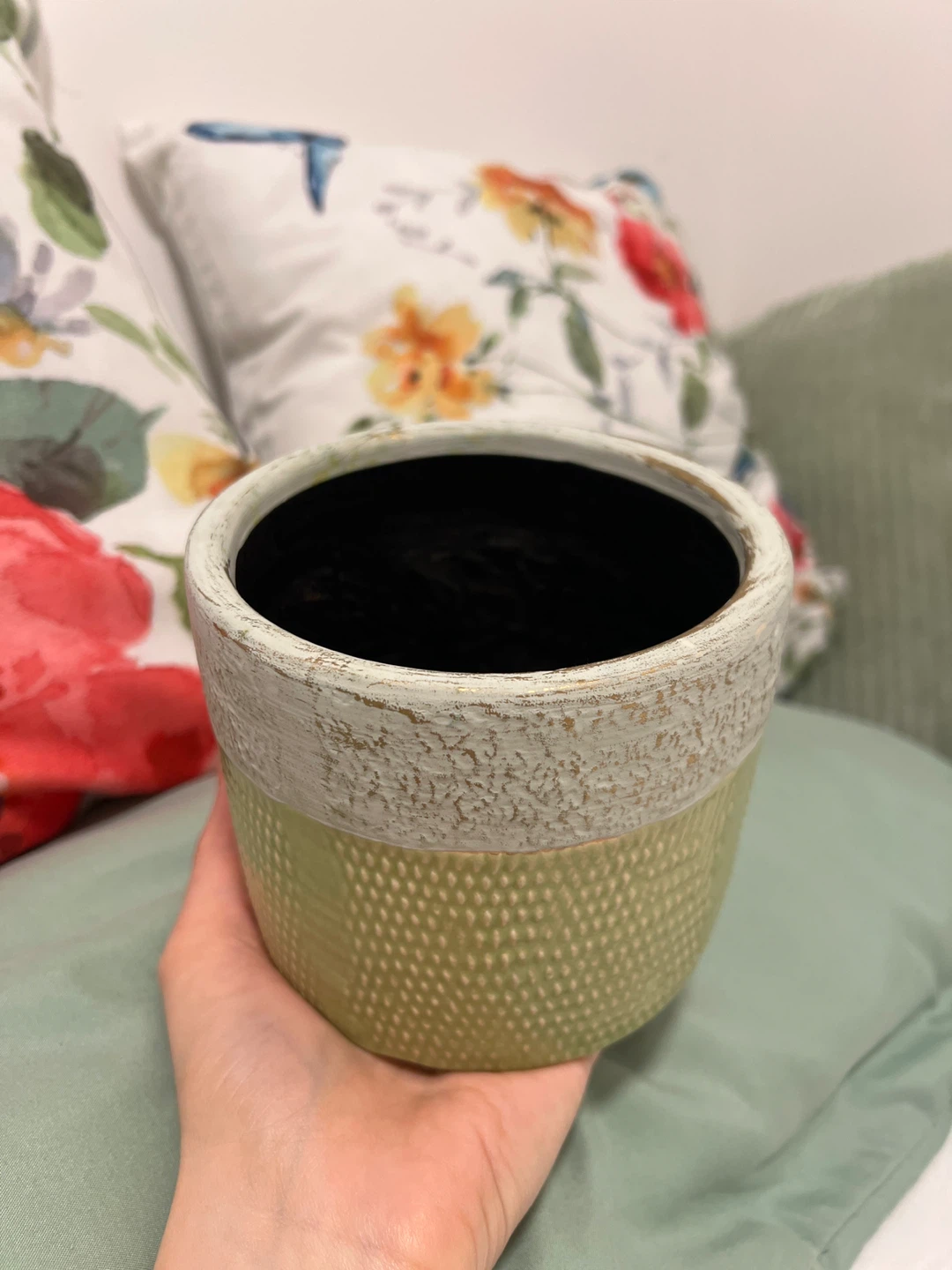Textured Ceramic Planter Pot - photo 2