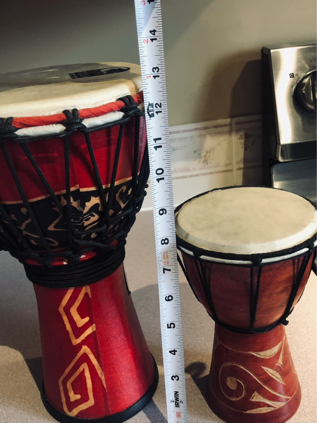 Djembe Drum with Animal Skin Head - photo 5
