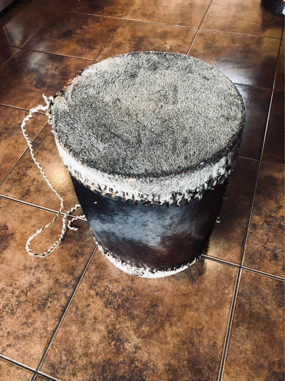 Djembe Drum with Animal Skin Head - photo 4