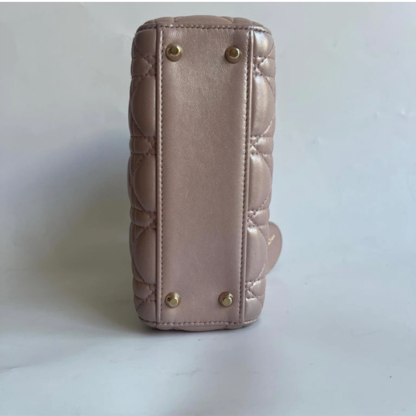 Christian Dior Lady Dior Mini Bag - Pink Cannage Lambskin - photo 5