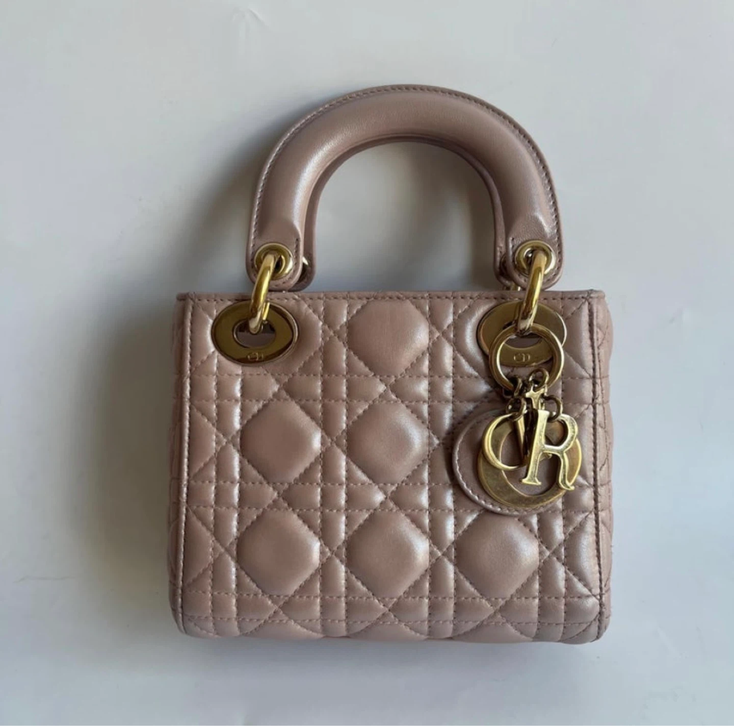 Christian Dior Lady Dior Mini Bag - Pink Cannage Lambskin
