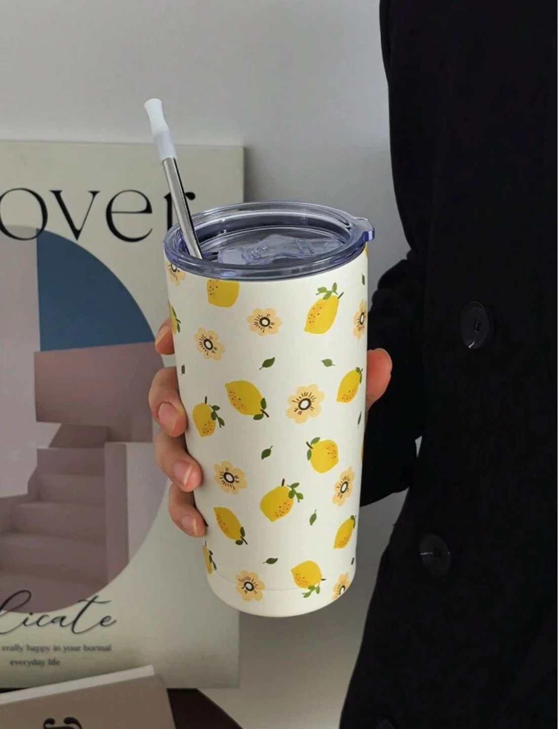 Double Wall Vacuum Cup, Travel Mug With Lid, bottle - photo 2