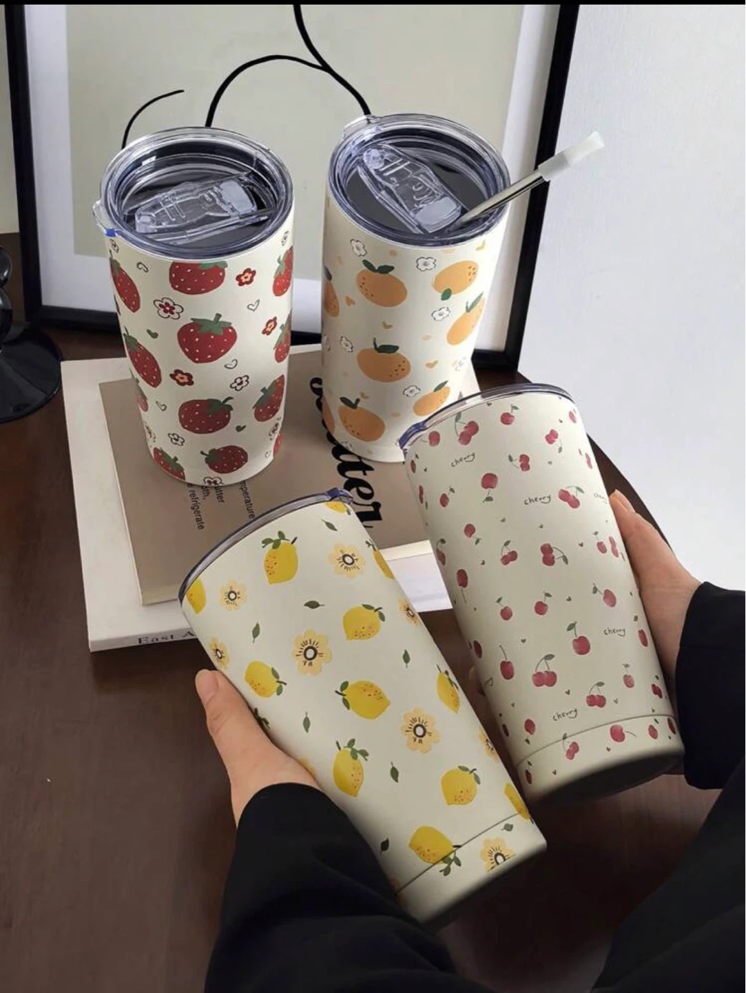 Double Wall Vacuum Cup, Travel Mug With Lid, bottle - photo 3