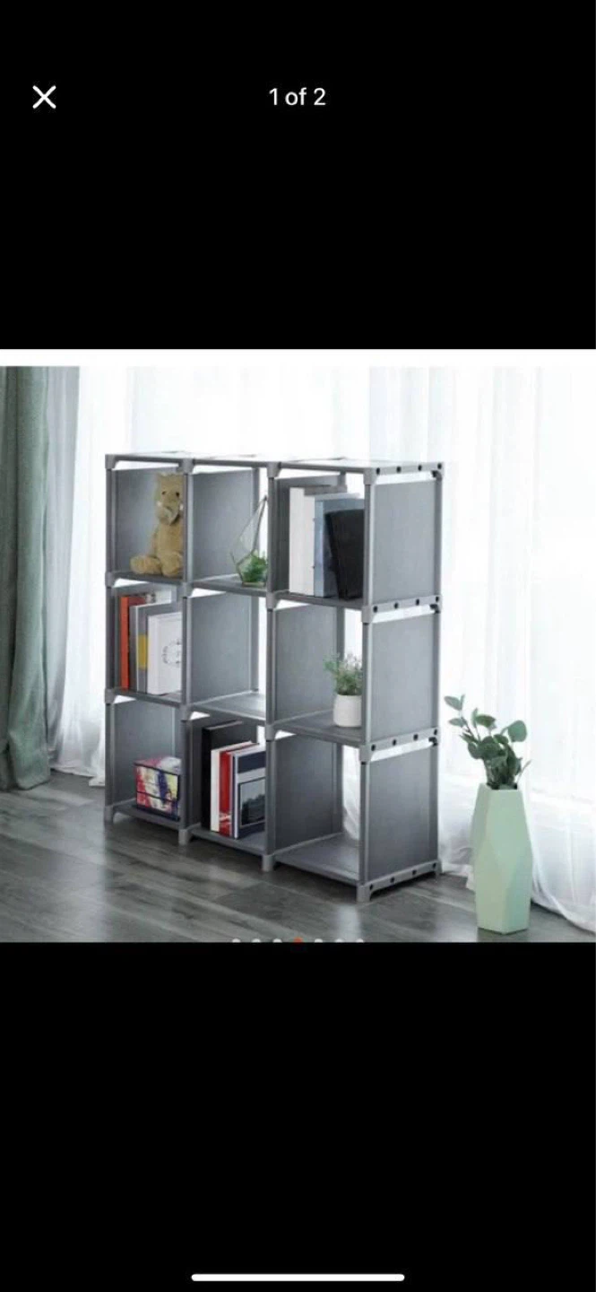 9-Cube Storage Organizer Shelf - photo 3