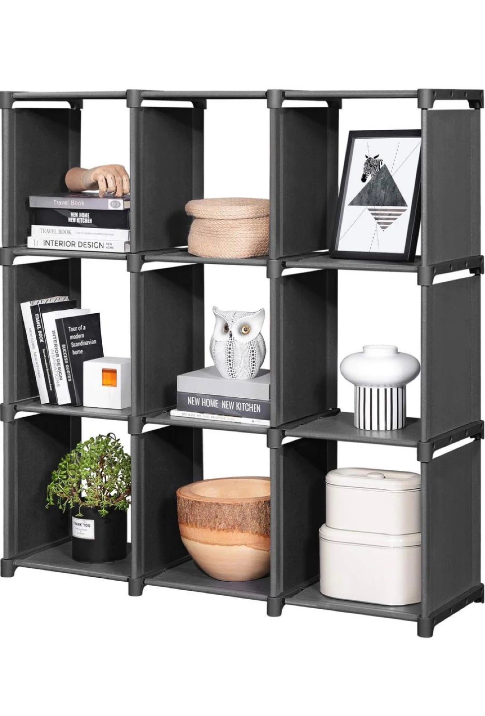 9-Cube Storage Organizer Shelf