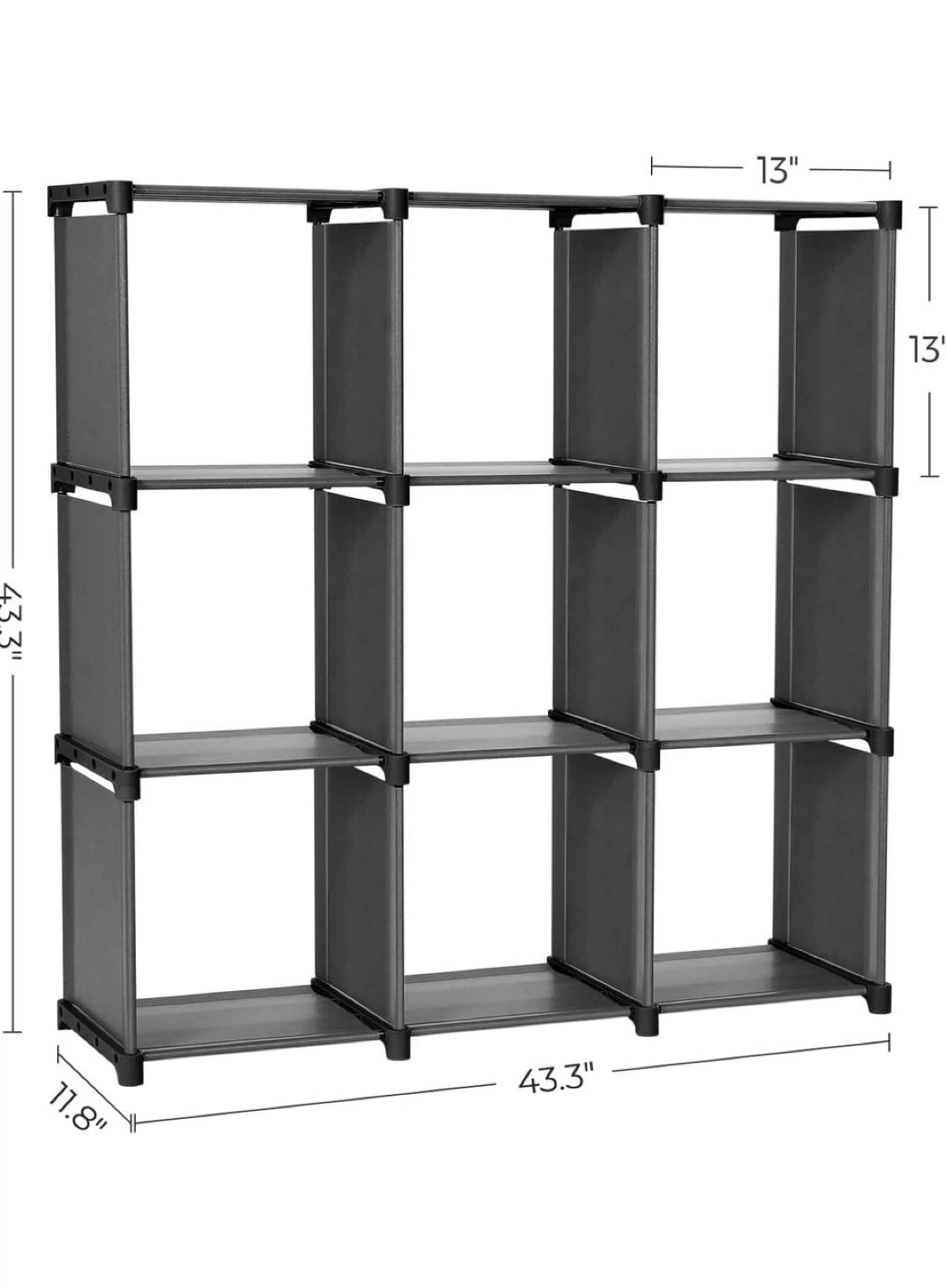 9-Cube Storage Organizer Shelf - photo 2