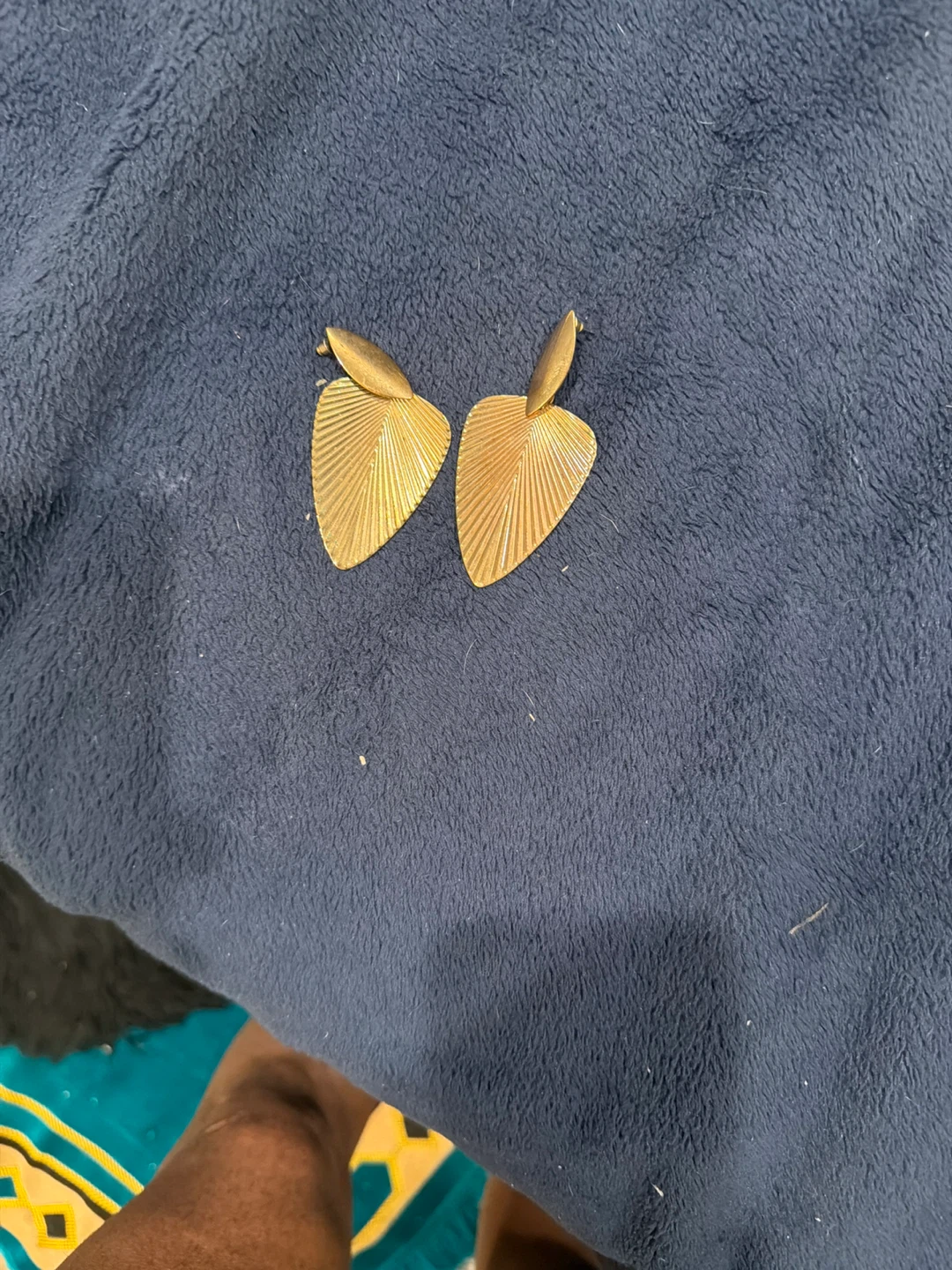Gold Tone Statement Earrings - photo 3