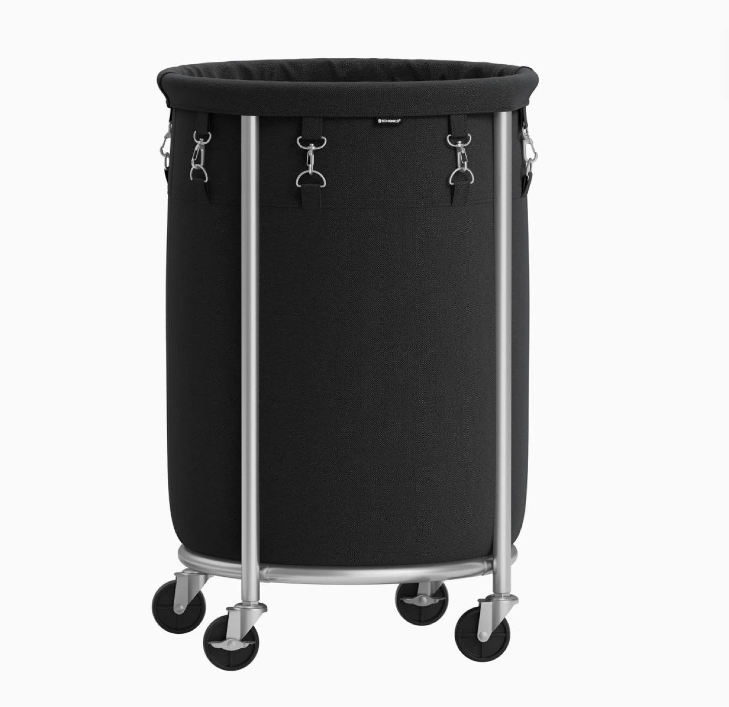 18.5-Gallon (70 L) Laundry Basket with Wheels - photo 2