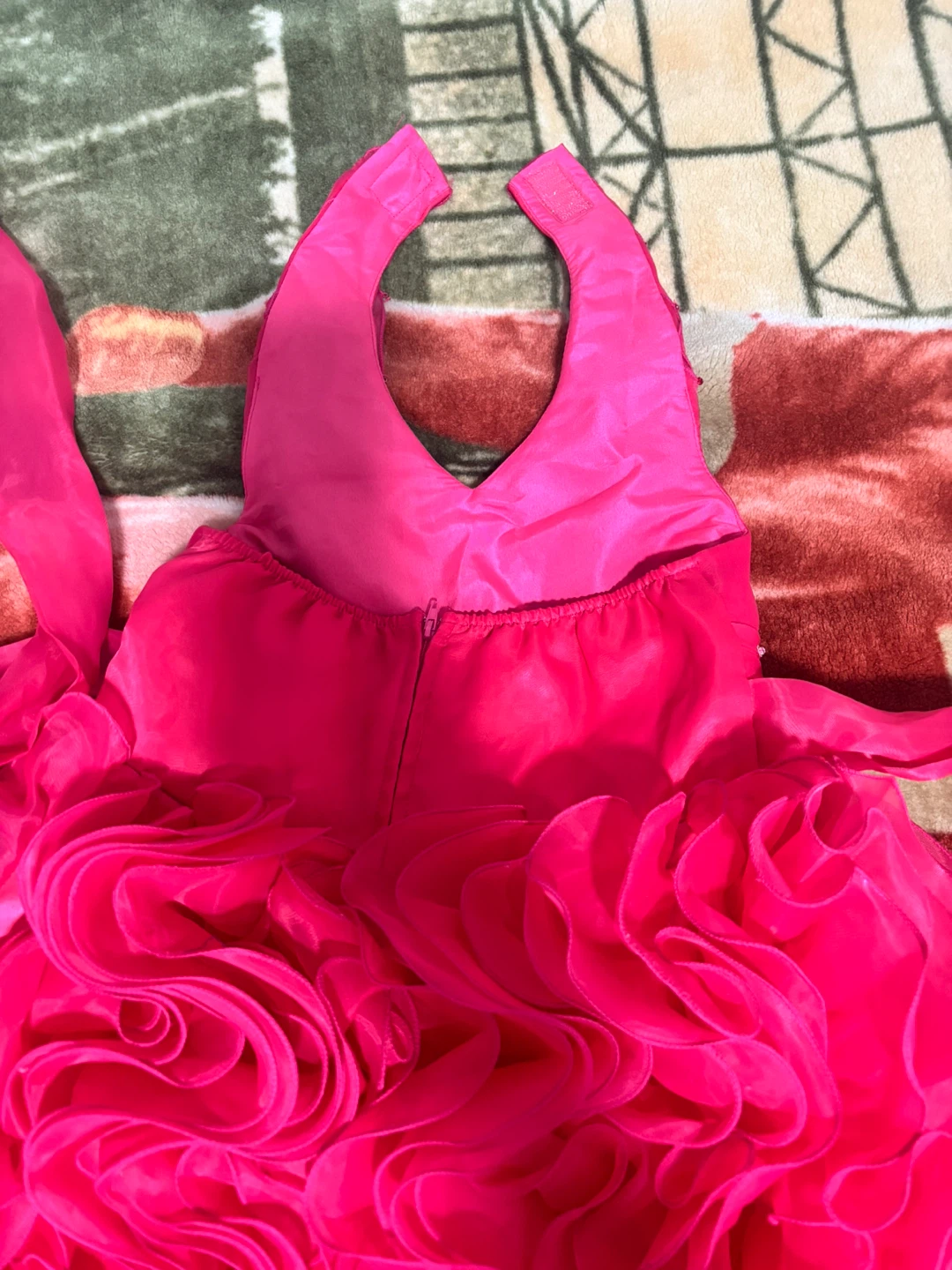 Pink Ruffle Halter Dress - photo 4