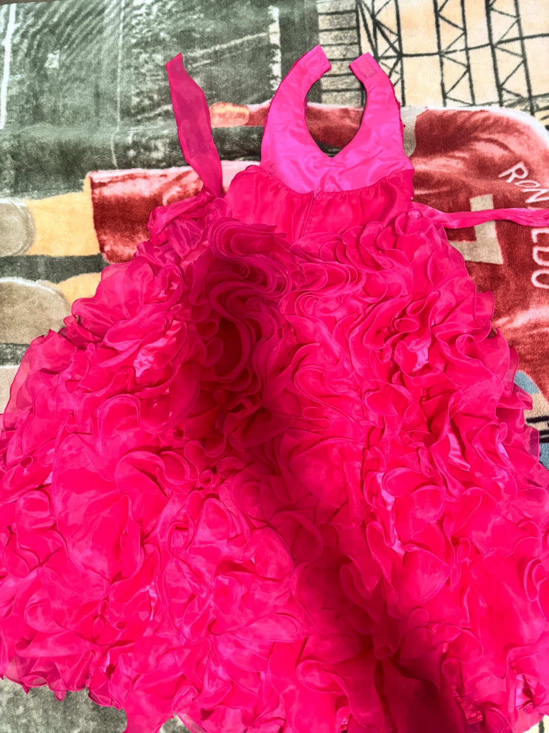 Pink Ruffle Halter Dress - photo 3