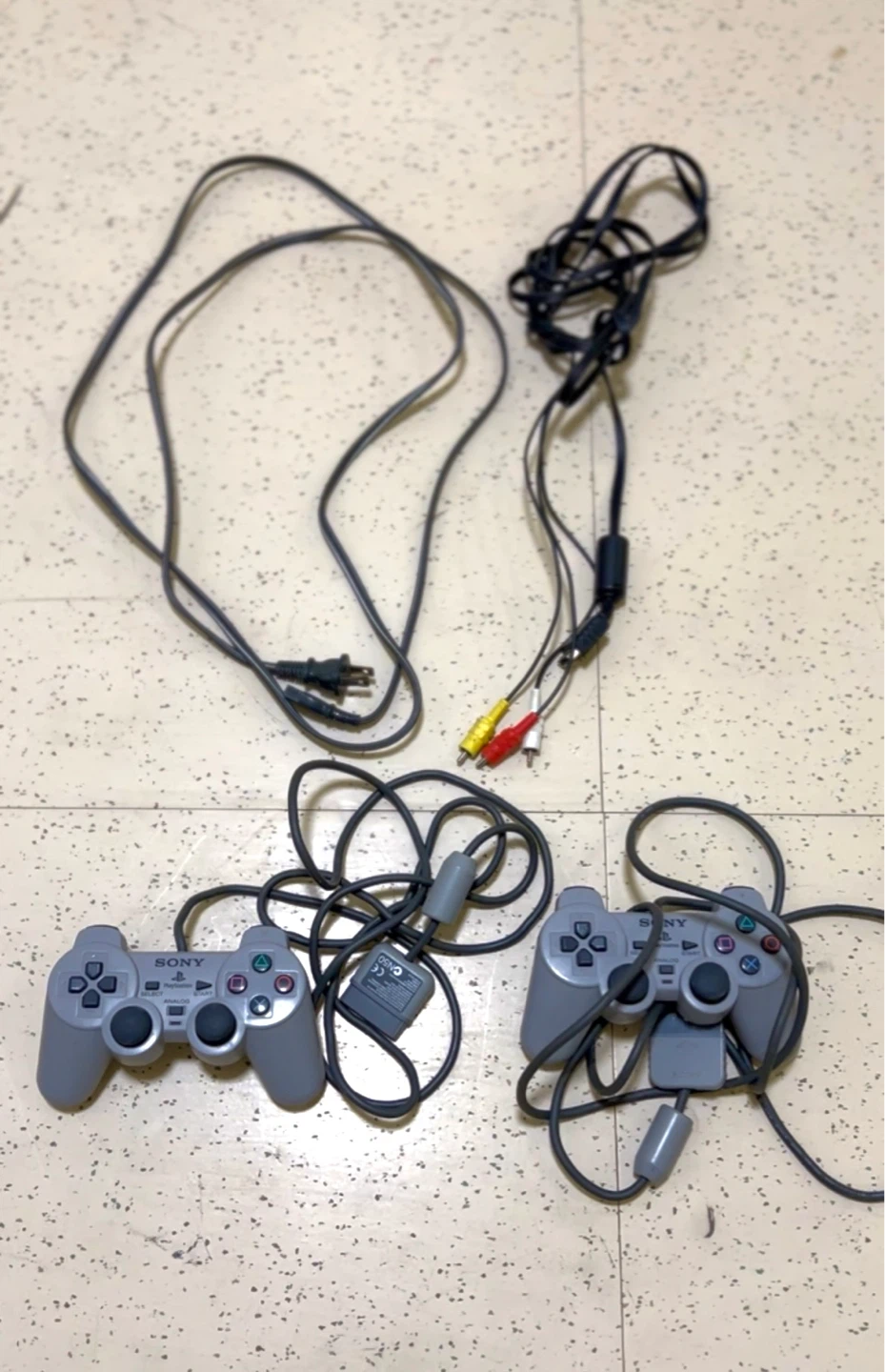 Original Sony PlayStation 1 Bundle – Controllers +Cords Included - photo 3