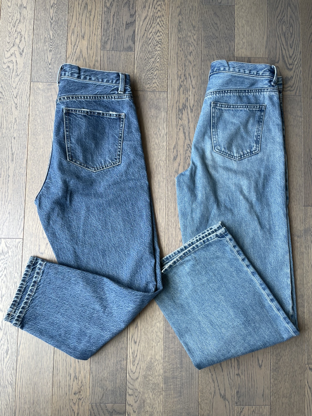 Uniqlo Jeans Women's Size M Blue Denim High Rise Straight Leg - photo 5