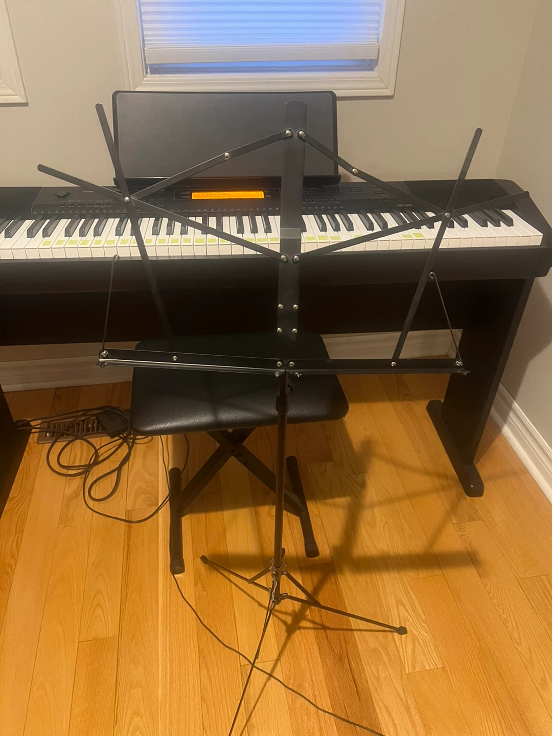 Casio CDP-220R Digital Piano with Bench and Stand