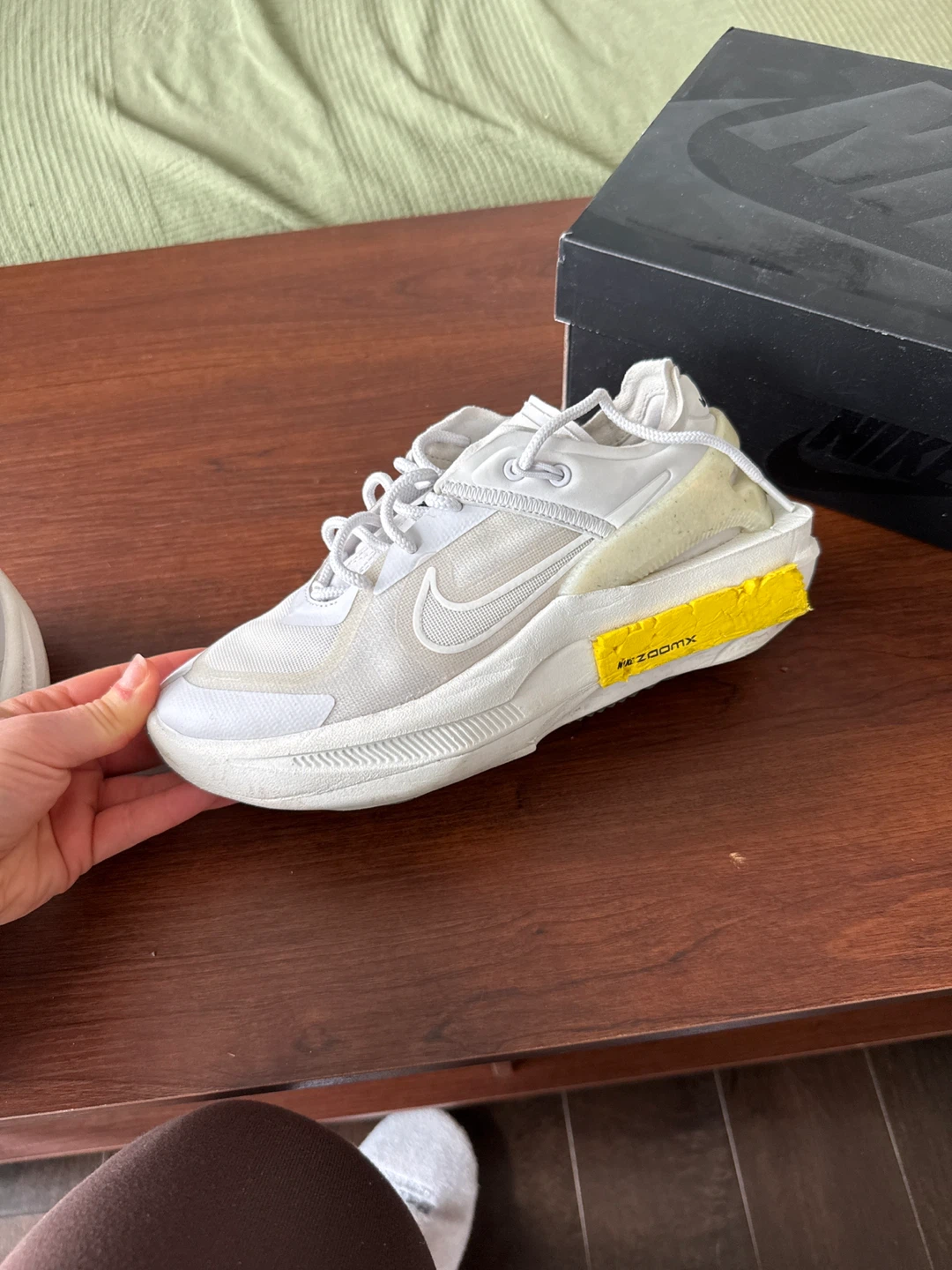 Nike Fontanka Edge Women's US 6.5 Iris Whisper Grey Yellow - photo 2