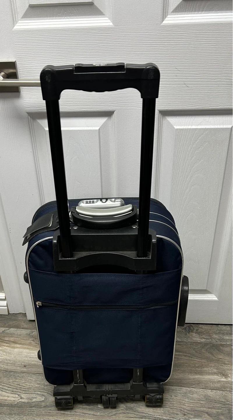 Polo King Navy Blue Rolling Suitcase - photo 3