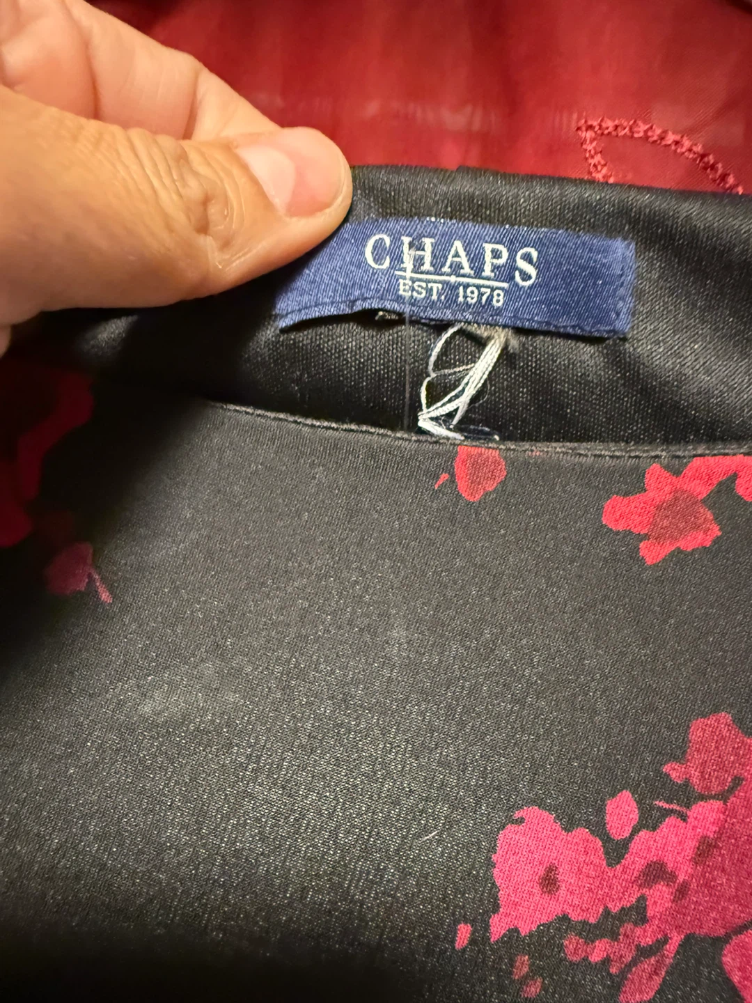 Chaps Women's Floral Ruched Dress - photo 3