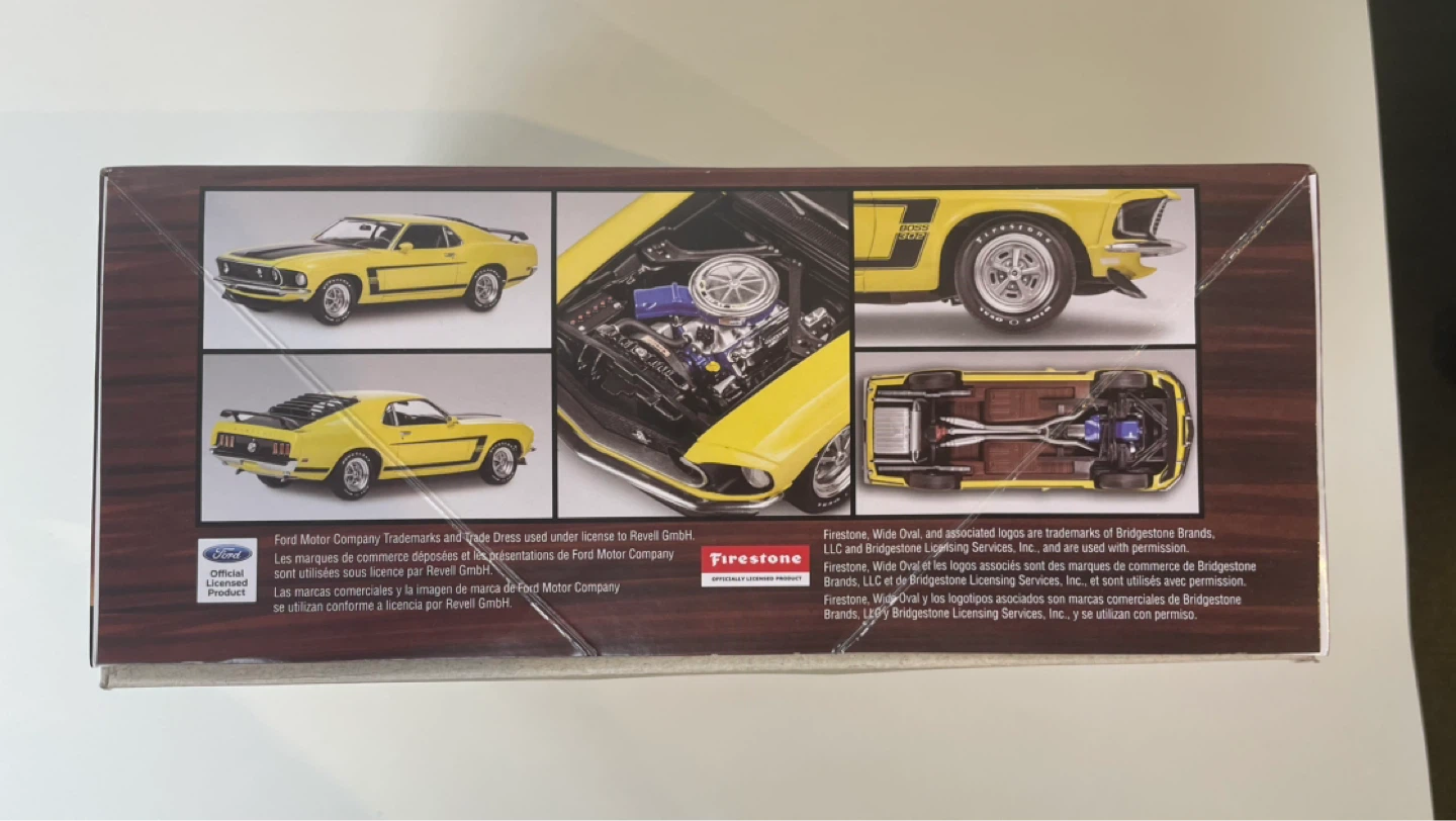 Revell 1969 Boss 302 Mustang Plastic Model Kit 1:25 Scale - photo 2