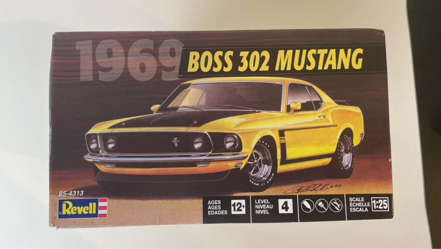 Revell 1969 Boss 302 Mustang Plastic Model Kit 1:25 Scale - photo 3