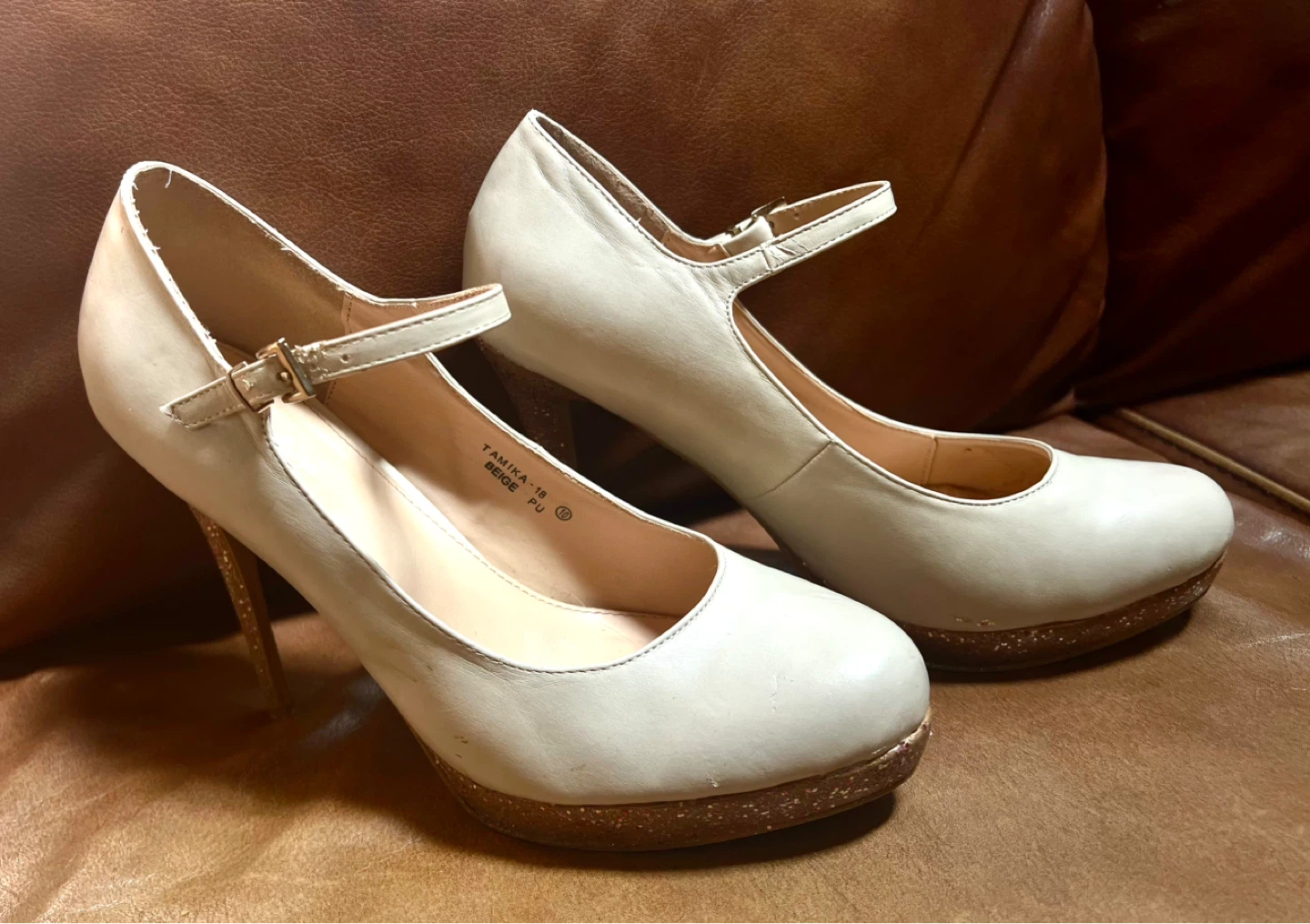 Beige Bella Marie Heels - photo 4