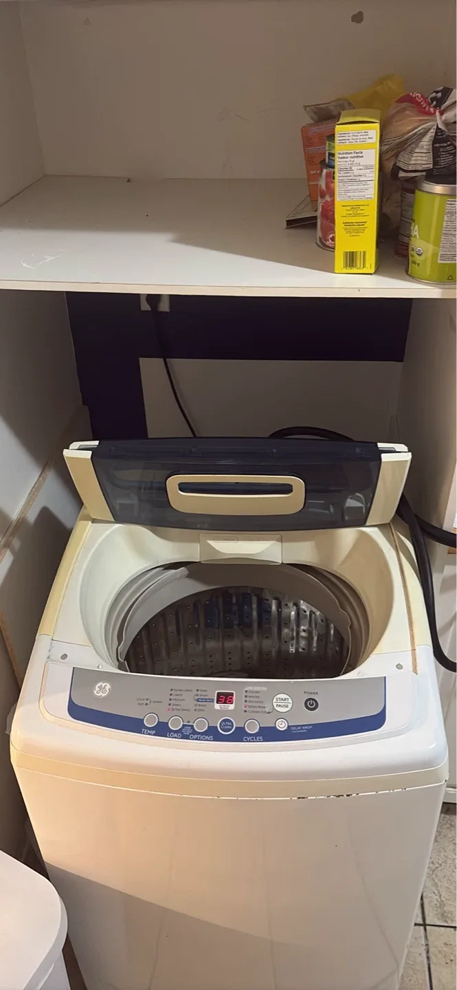 GE Top Load Washing Machine Portable