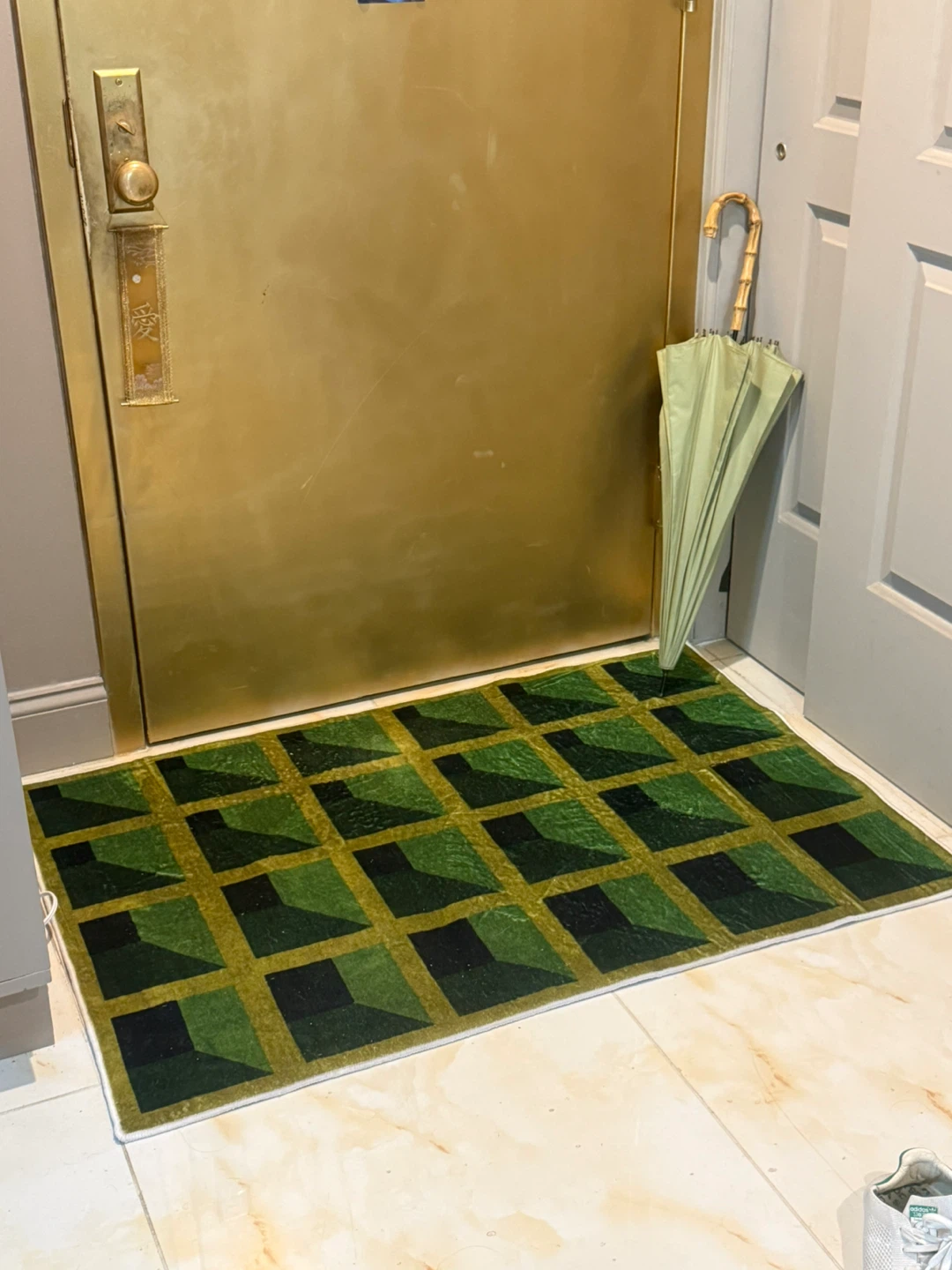 Geometric Print Doormat 46x31
